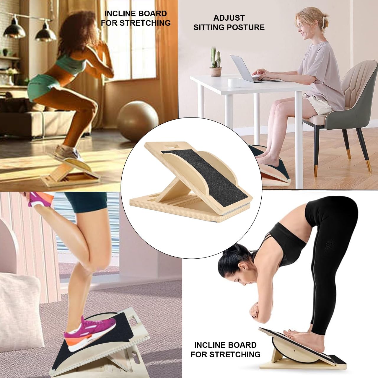 3-in-1 Slant Board - Calf Stretch & Balance Training -6