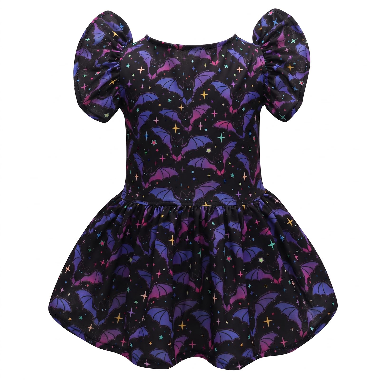 CuteBone Frilly Dog Dress Princess Puppy Halloween Dresses with Ruffled Sleeves Cat Clothes Outfit for Small Dogs Girl Pet Apparel FX22XS