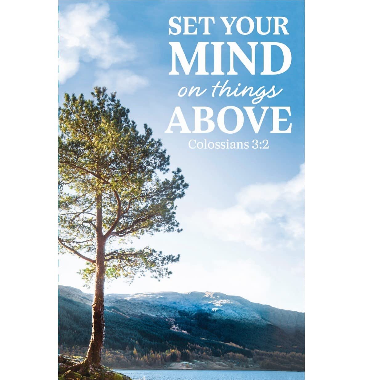 Amazon.com: Colossians 3:2 Set Your Mind Church Bulletins Church ...