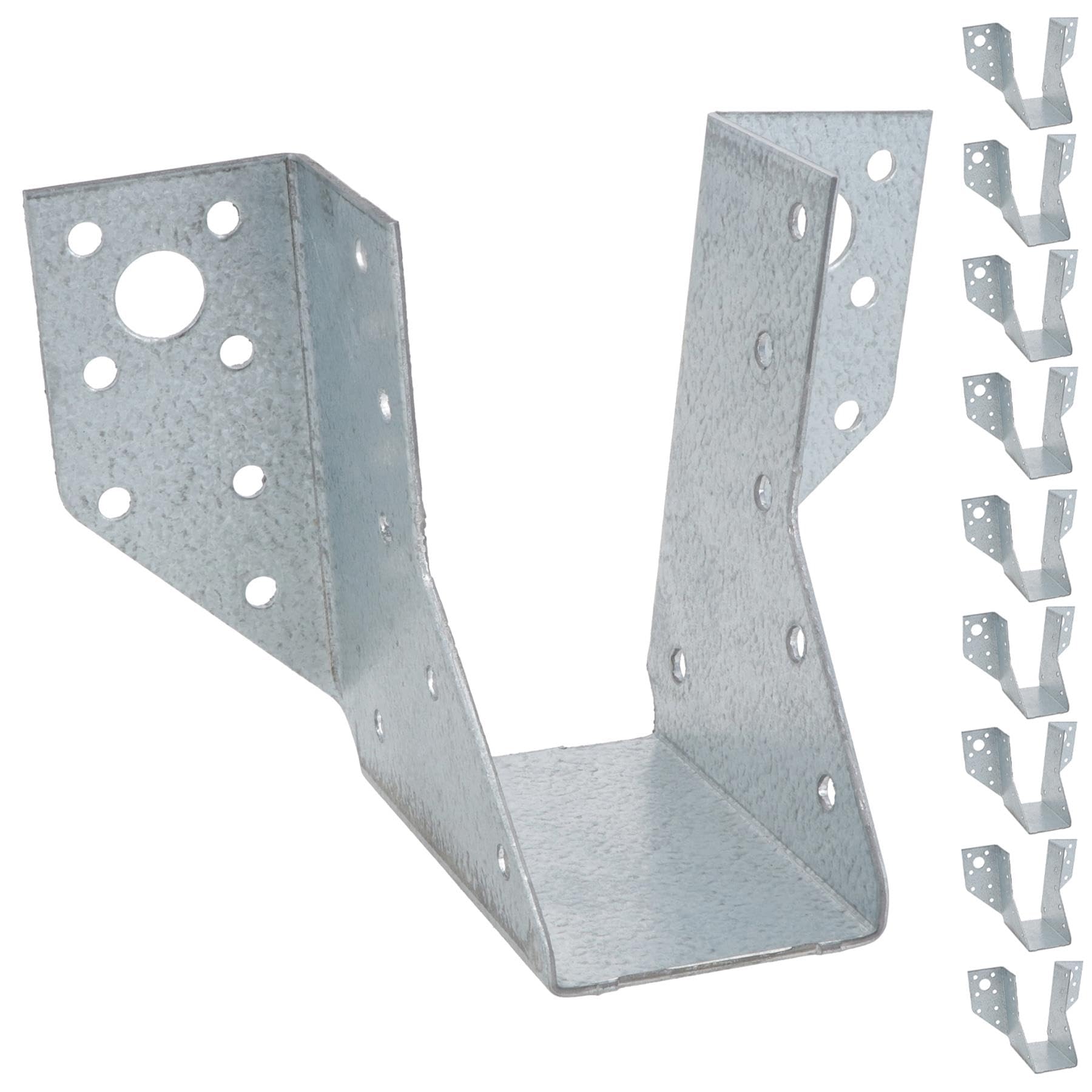 Multi Truss Joist Hanger Support Fixings 47mm (W) x 97mm (L) Galvanised 10pc