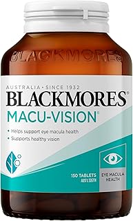 Blackmores Macu-Vision | Supports Eye Macula & Retina Health in Aging Individuals | 150 Tablets