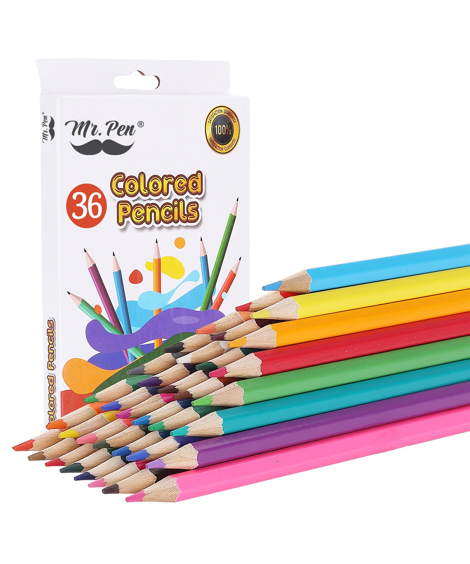 Mr. Pen- Colored Pencils, 36 Pack, Colorful, Soft Core, Color Pencils for Adult Coloring Book and Drawing