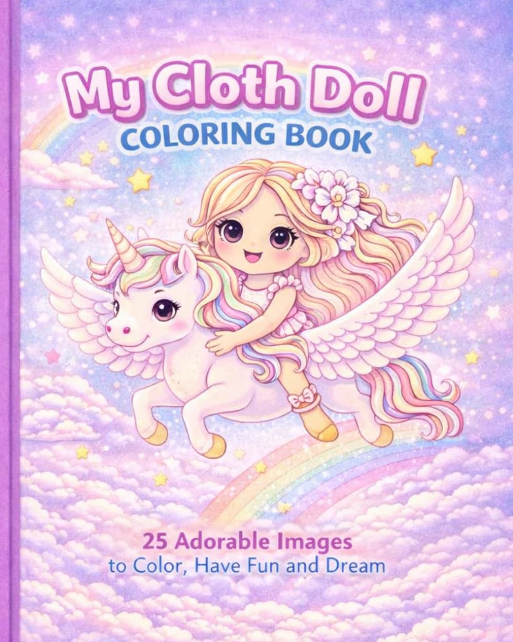 My cloth doll coloring book