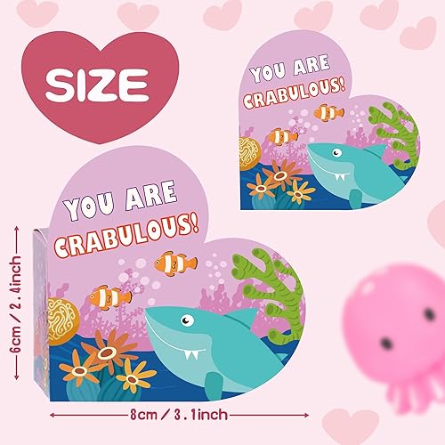 Miniatura 5 de Sawowkuya 28 piezas de regalos de fiesta del día de San Valentín, regalos de intercambio de aula para niños