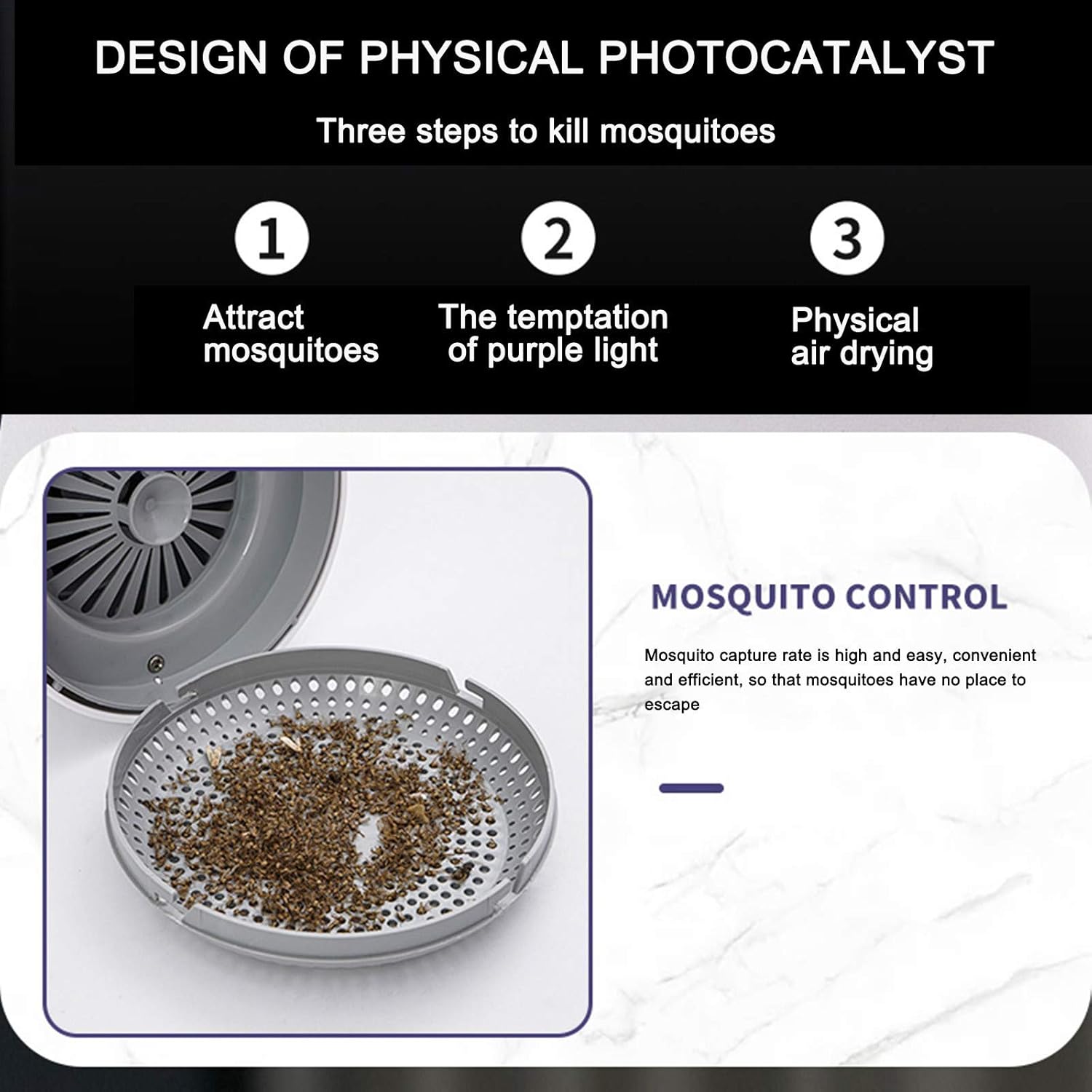 Farantasy 電撃殺虫器 捕虫器 コバエ取り機 こばえとり 2Mケーブル付き 電気蚊取り器 6W 屋外 蚊取り 虫取り機 虫取り器 薬剤不用 コバエ撃退 電撃殺虫灯 UV光源吸引式殺虫器 蚊取り機 虫 対策 グッズ 電気 室内 電撃殺虫機 室内 蛾 蚊 コバエ 玄関 静音 臭いや煙なし A-116
