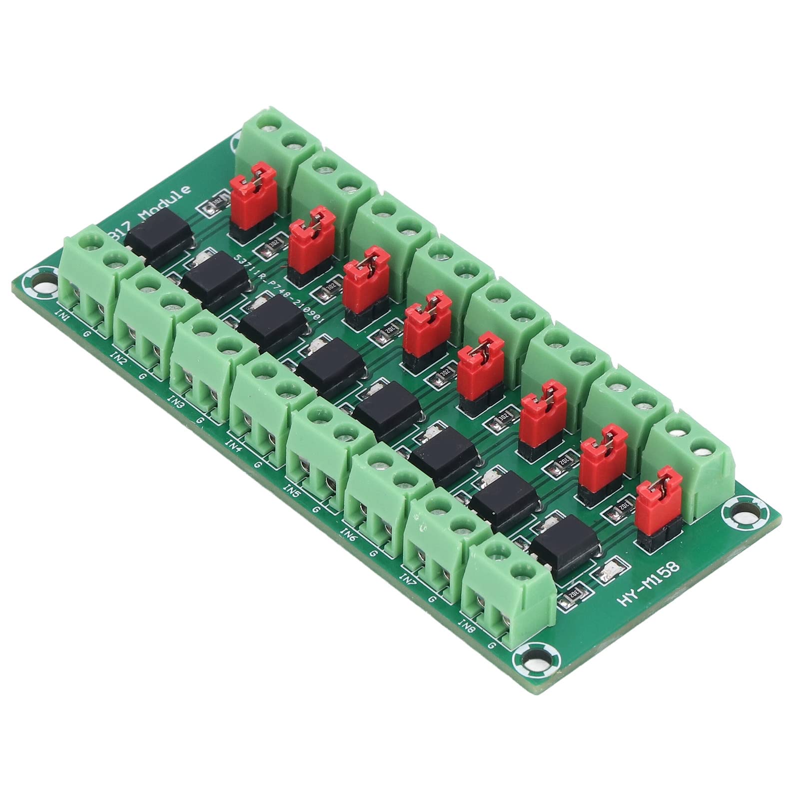 8-kanałowy sterownik transoptora płyta izolacyjna 817 3,6-30 V fotoelektryczny moduł izolowany