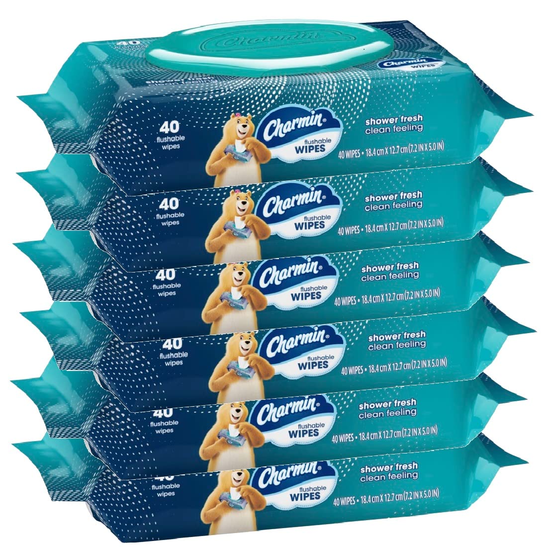 Freshmates Flushable Wipes (Pack of 3) 80ct