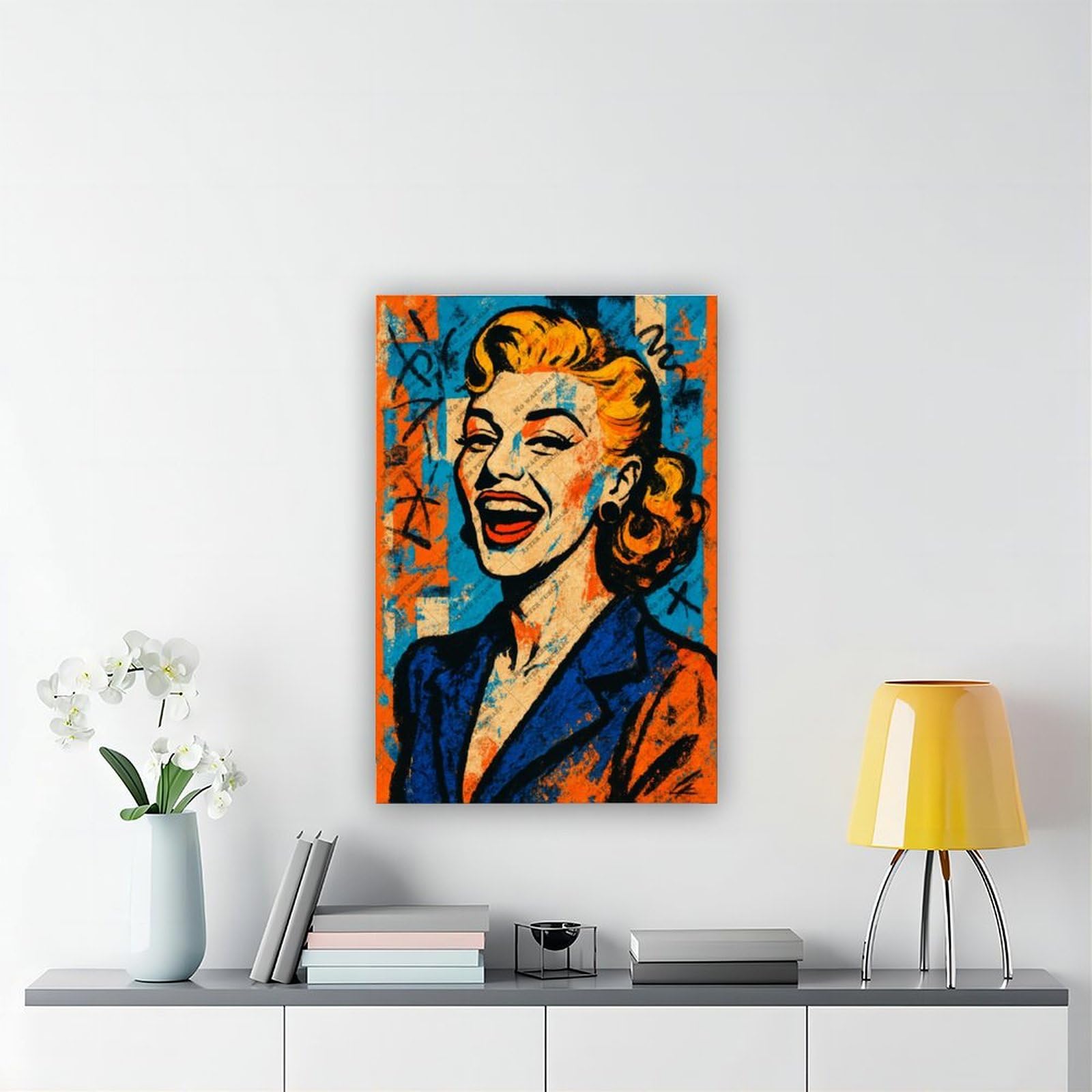 FCOJE N. 26 Poster di Ginger Rogers, commediante, arte pop per decorazione del soggiorno, 30 x 45 cm