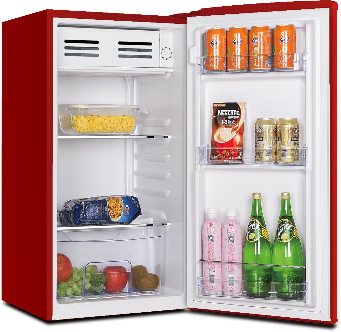 Refrigeratore Singolo Porta Rosso Class100RD 84X45.5 - Dettaglio