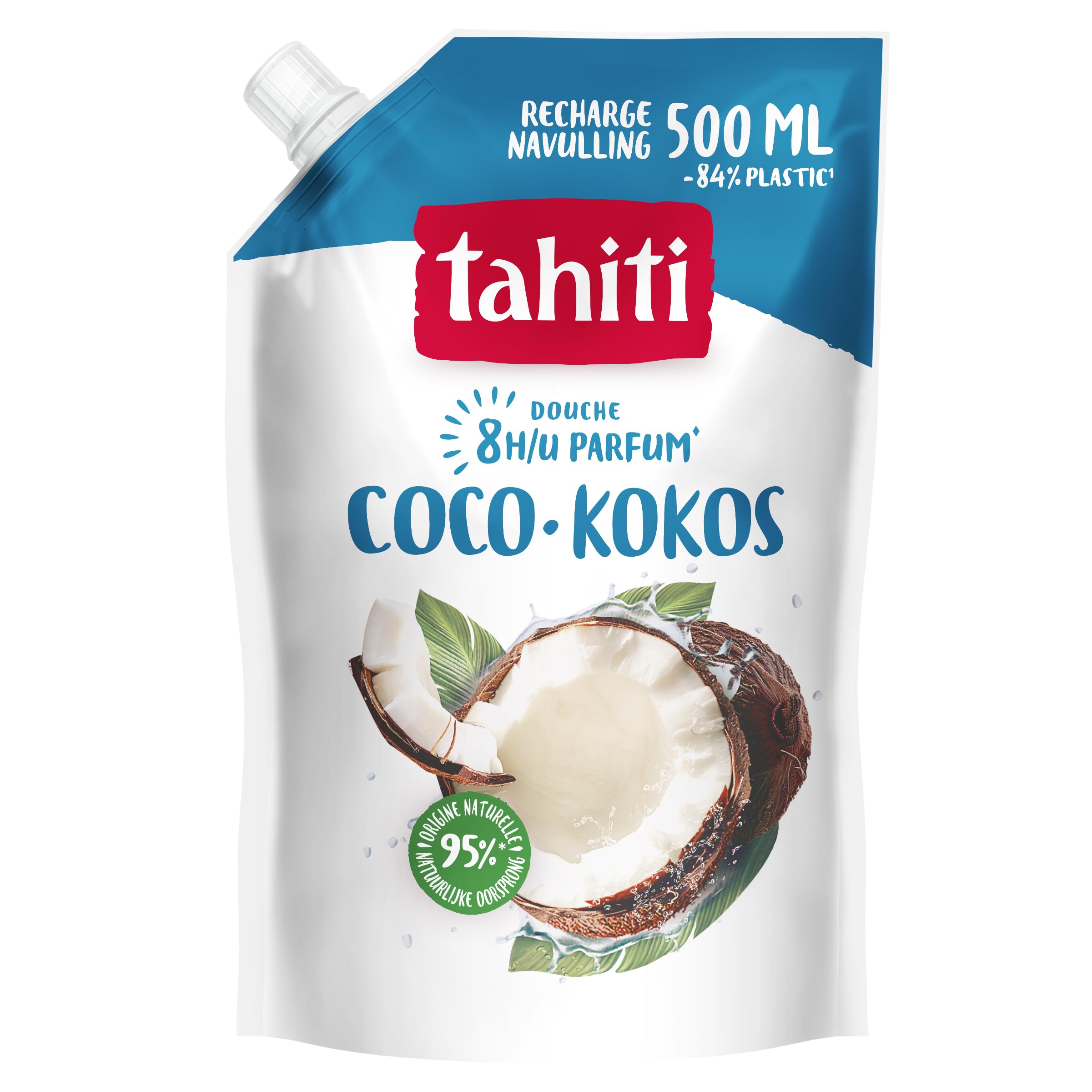 TAHITI - Żel pod prysznic 8h - wkład Coco - Zestaw 12 x 500 ml