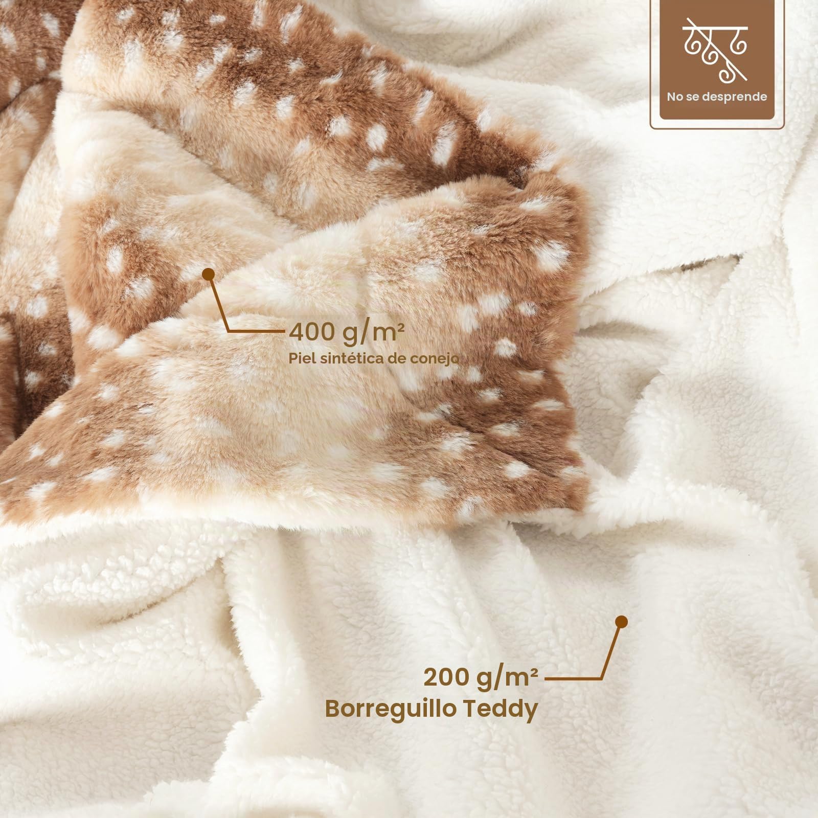 Cozy Bliss Manta de piel sintética de lujo con estampado de rayas de animales, no se desprende, manta sherpa de doble cara, súper suave, esponjosa, gruesa, cálida, decoración del hogar para sofá, cama