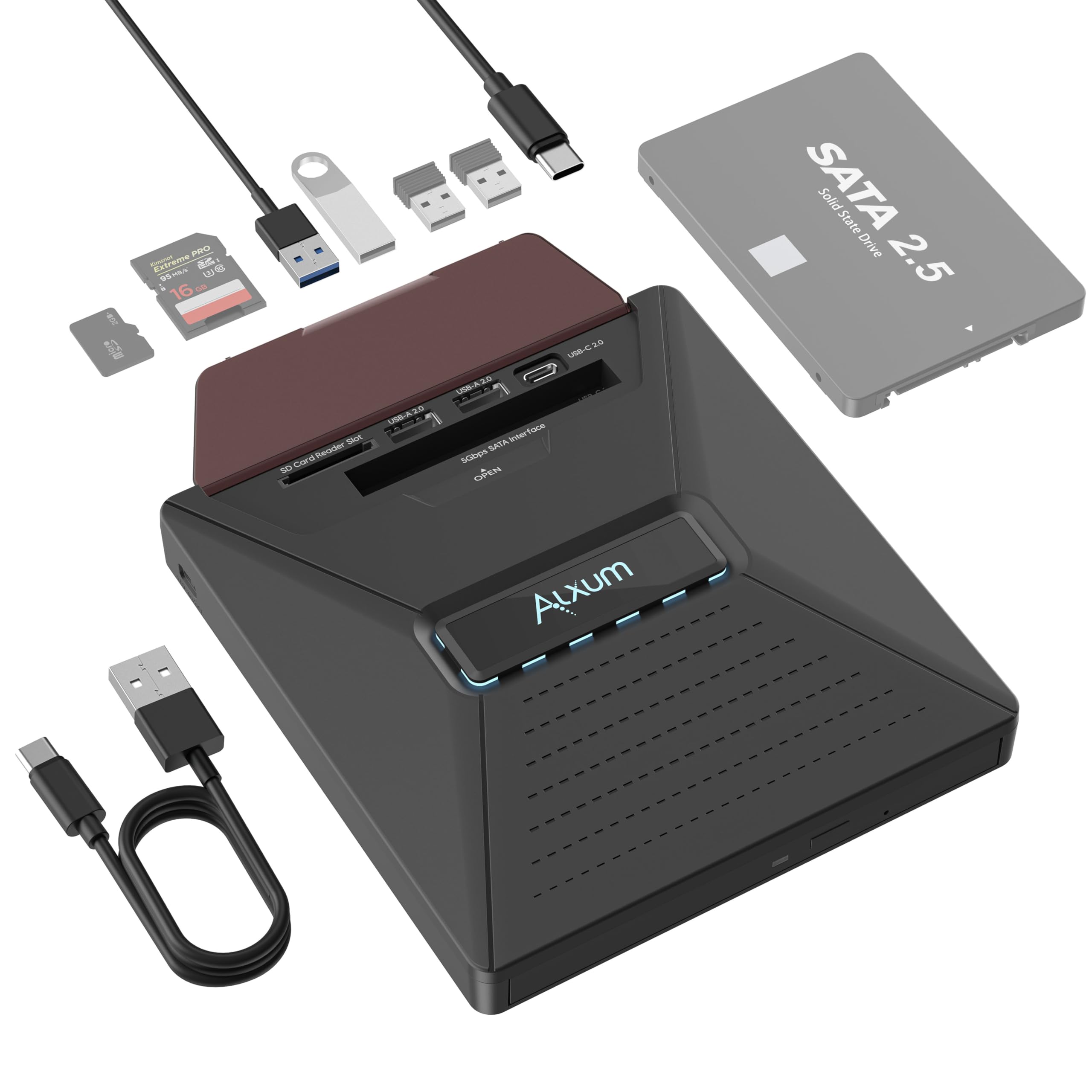 Amazon.com: Alxum Laptop External CD DVD Drive - CD/DVD Burning