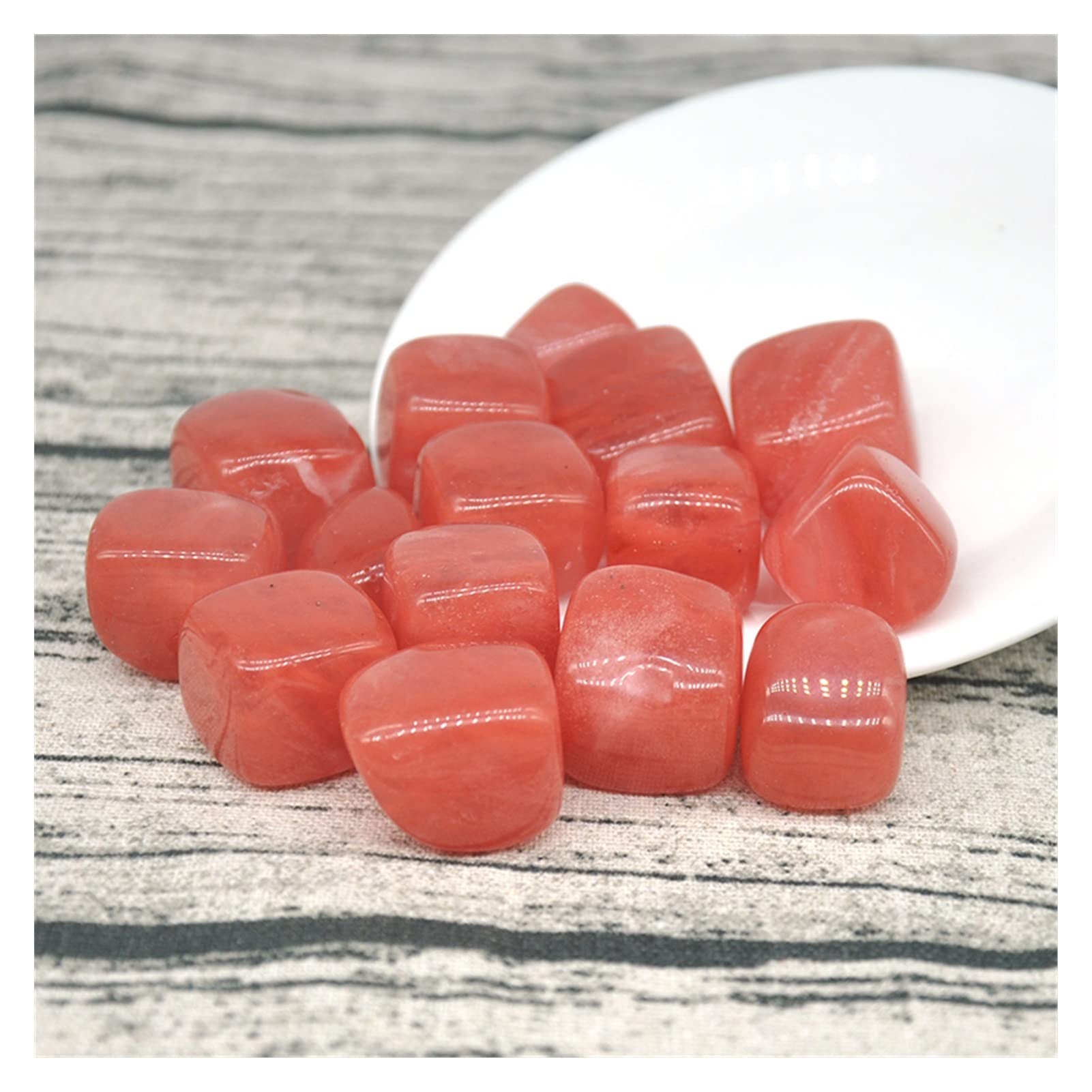 Cristallo naturale ruvido Quarzo ciliegio naturale Ghiaia Dimensioni campione Pietre burattate irregolari Cristallo Quarzo Acquario domestico Collezioni di casa ( Color : Cherry Quartz , Size : One Si