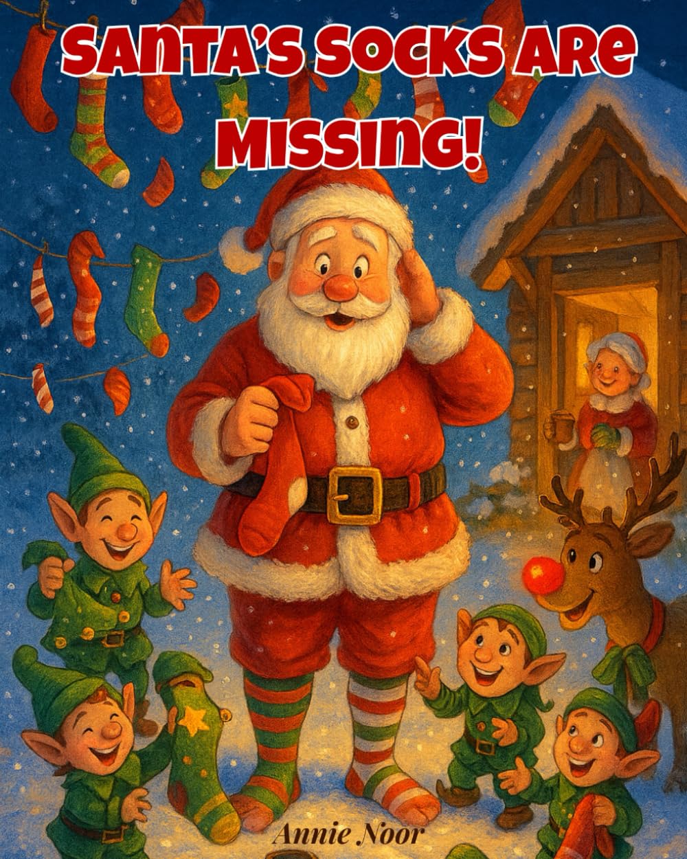 Santa’s Socks Are Missing!: A Funny Christmas Adventure for Kids Ages 3–7