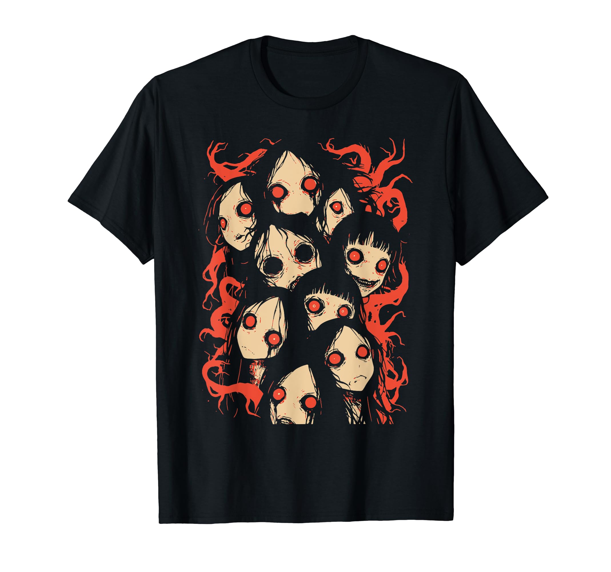 Creepy Anime Manga Horror Ghost Zombie Goth | Japan Japanese T-Shirt