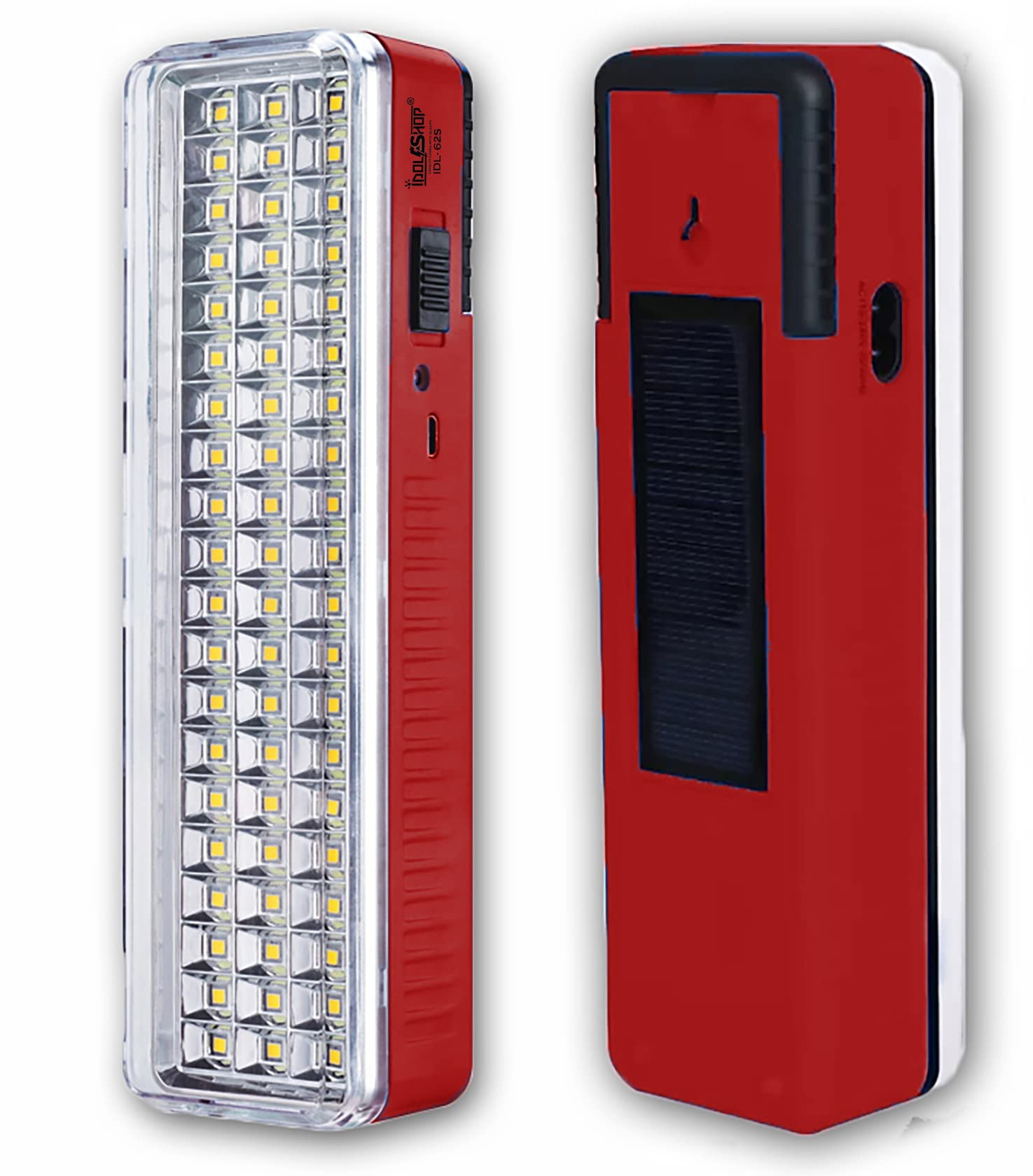 IDOLESHOP Home Emergency Light 60 Led High Bright Light with Solar Charging Lantern Emergency Light (Red) (B09VXY754V) Amazon Price History, Amazon Price Tracker