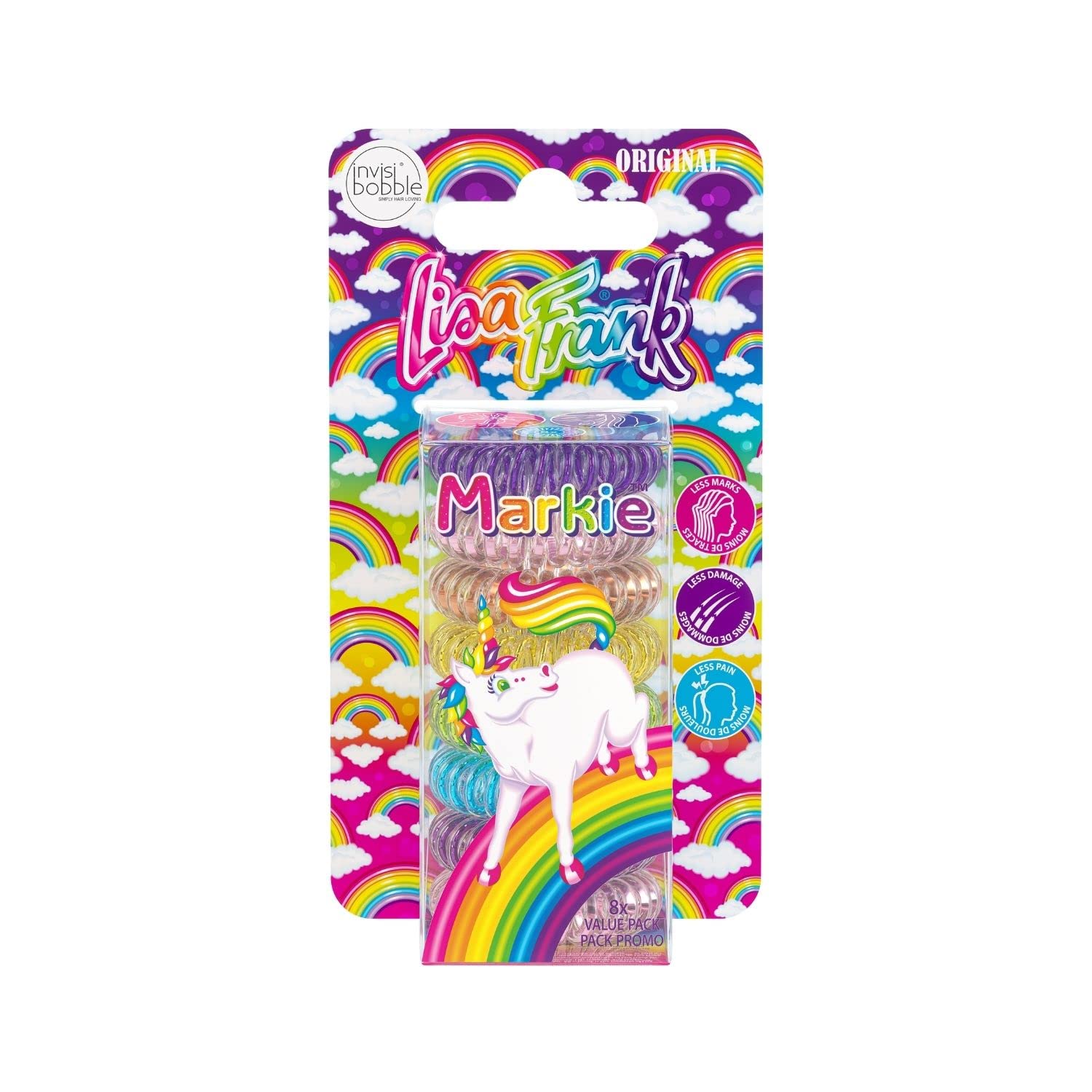 invisibobbleORIGINAL Lisa Frank Be My Rainboo (8 pc)
