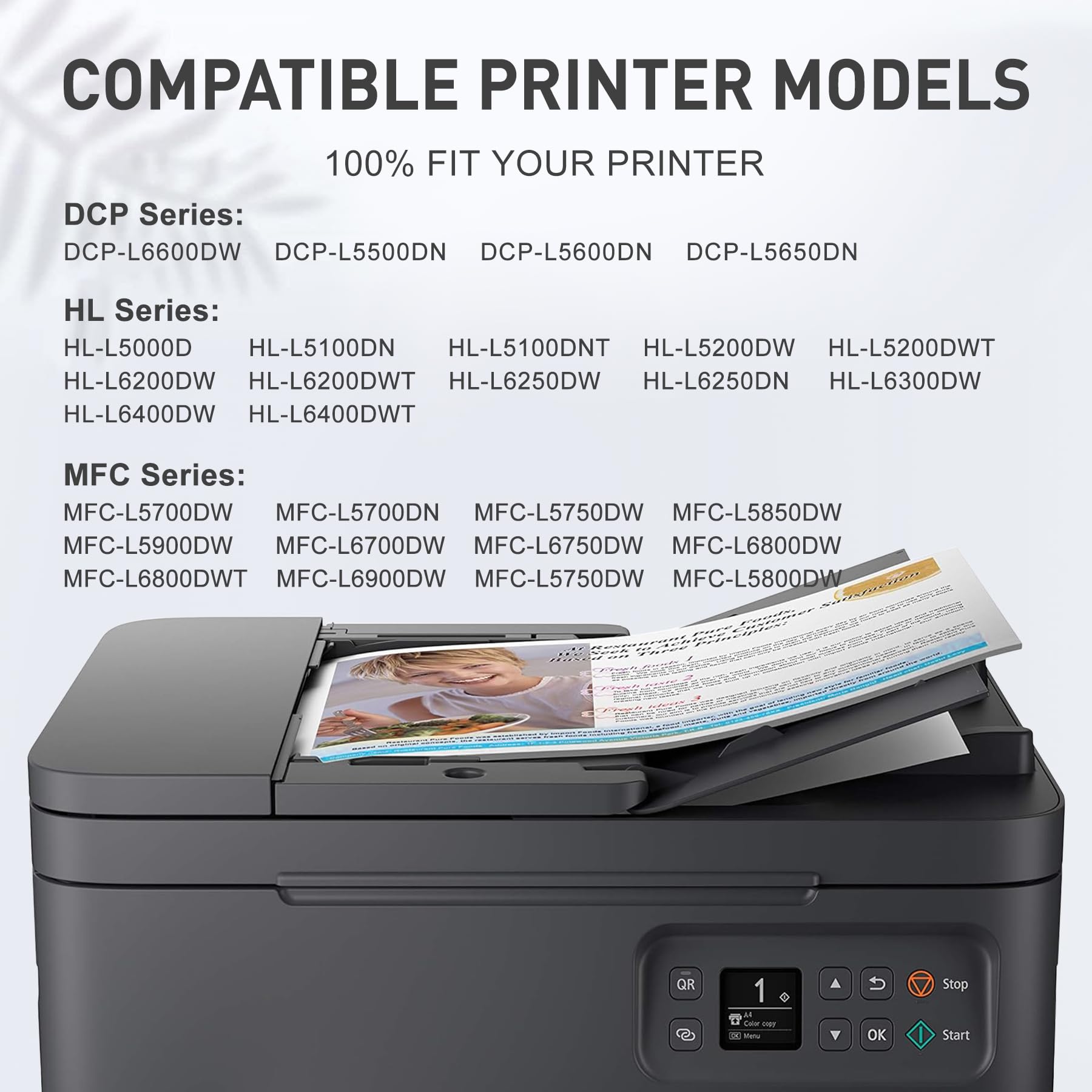 DR3400 Drum Compatibile per Brother DR-3400 Unità tamburo nero per Brother DCP-L5500DN HL-L5000D HL-L5100DN HL-L5100DNT HL-L5100DNTT HL-L5200DW HL-L6400DW MFC-L5700DN MFC-L5750DW MFC-L6800DW