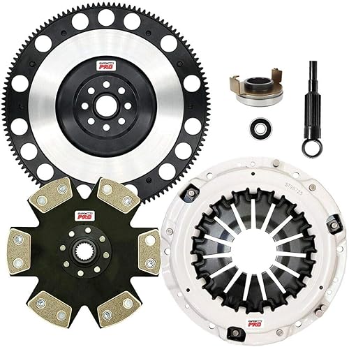 ClutchMax PRO Performance Stage 4 - Kit de embrague con volante Chromoly compatible con Saab 9-2X, Subaru Baja, Forester, Impreza WRX, Legacy GT,