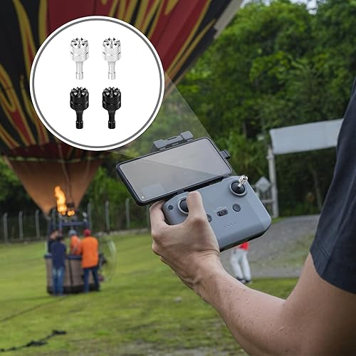 Miniatura 5 de 4 unidades de palos de control de dron, accesorios de repuesto desmontables compatibles con DJI Mini 3 Pro Drone DJI RC (azul, verde)