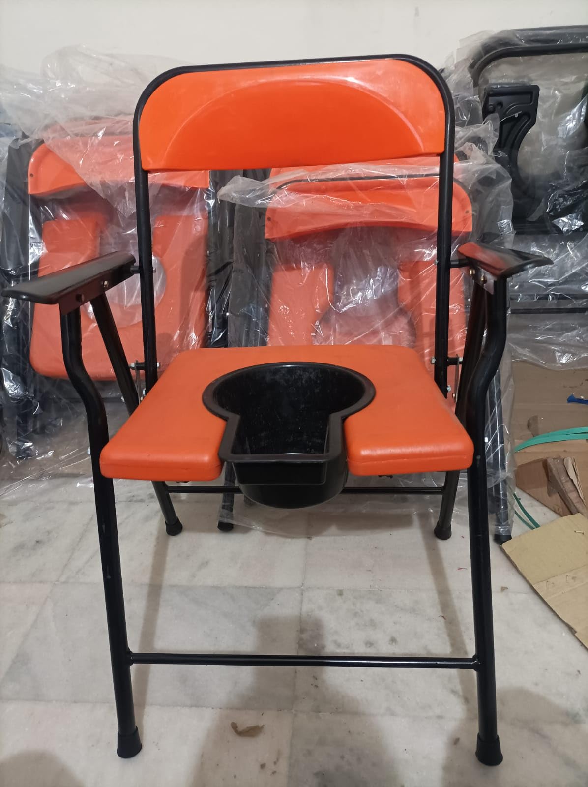 Portable Commode Chair For Toilet Folding Elderly Disabled Man And Pregnant Woman Stainless Steel Shower And Bathing Room Mobile Commode Chair With Toilet Seat Comfortable Safe Toliet Stool Anti-Skid (B0CWLPNQX2) Amazon Price History, Amazon Price Tracker
