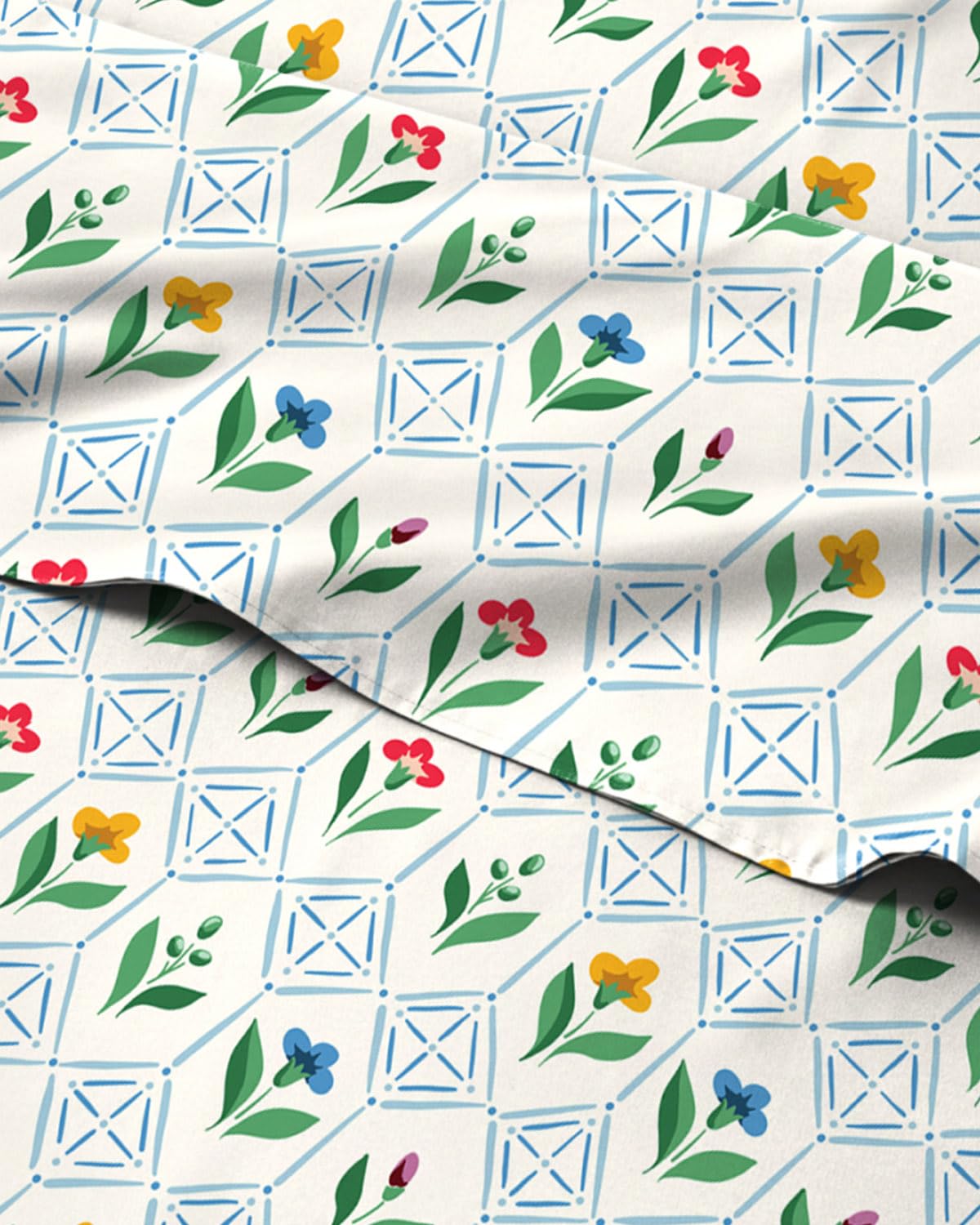 CGK Unlimited Floral King Sheet Set