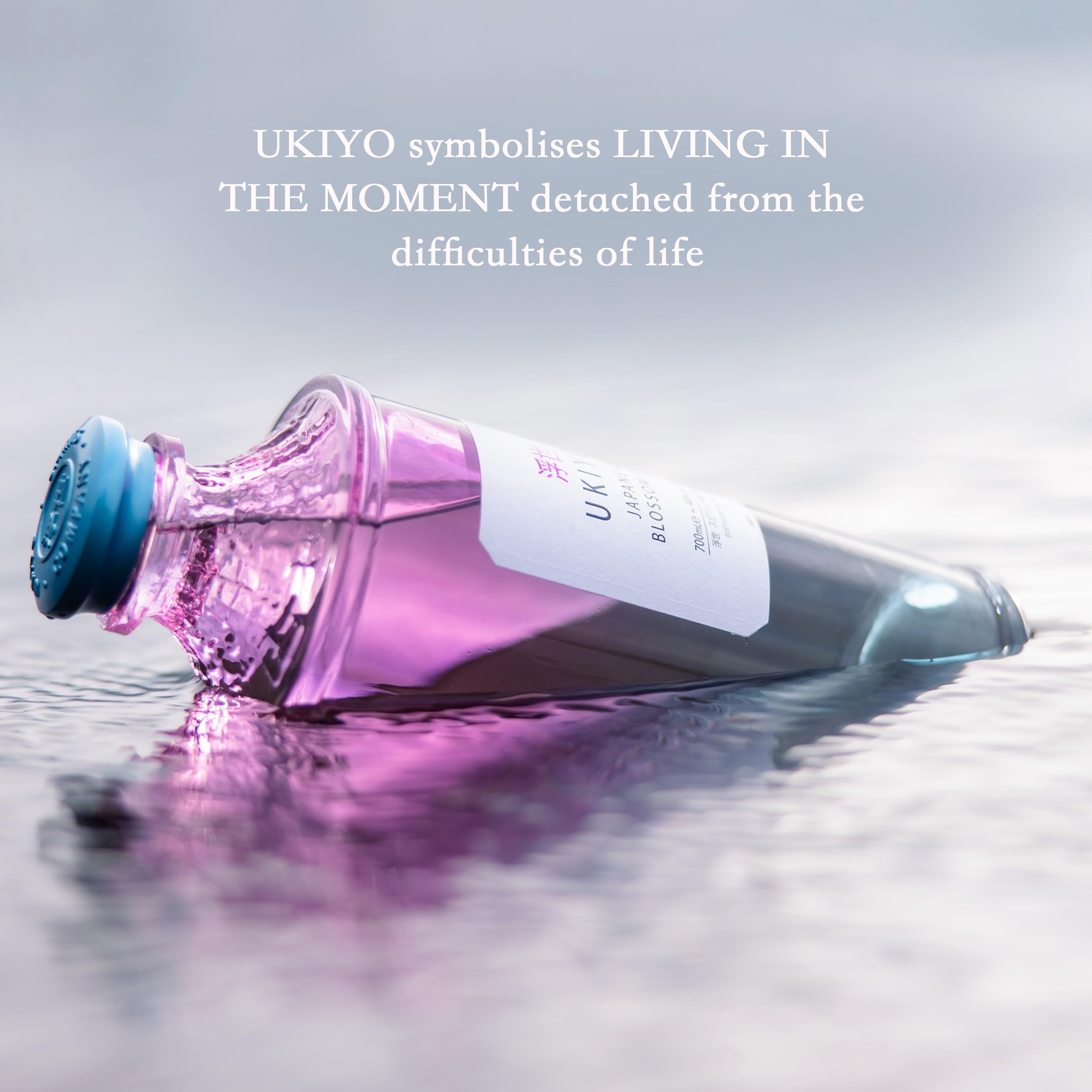 Ukiyo Japanese Blossom Gin 40% Vol. 0,7l