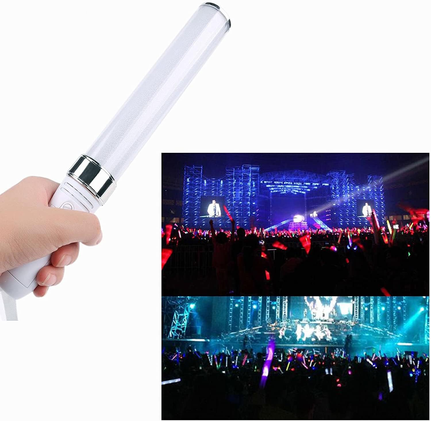 Bâton LED Clignotant Strobe Pour Bouteilles - Argent | France Effect