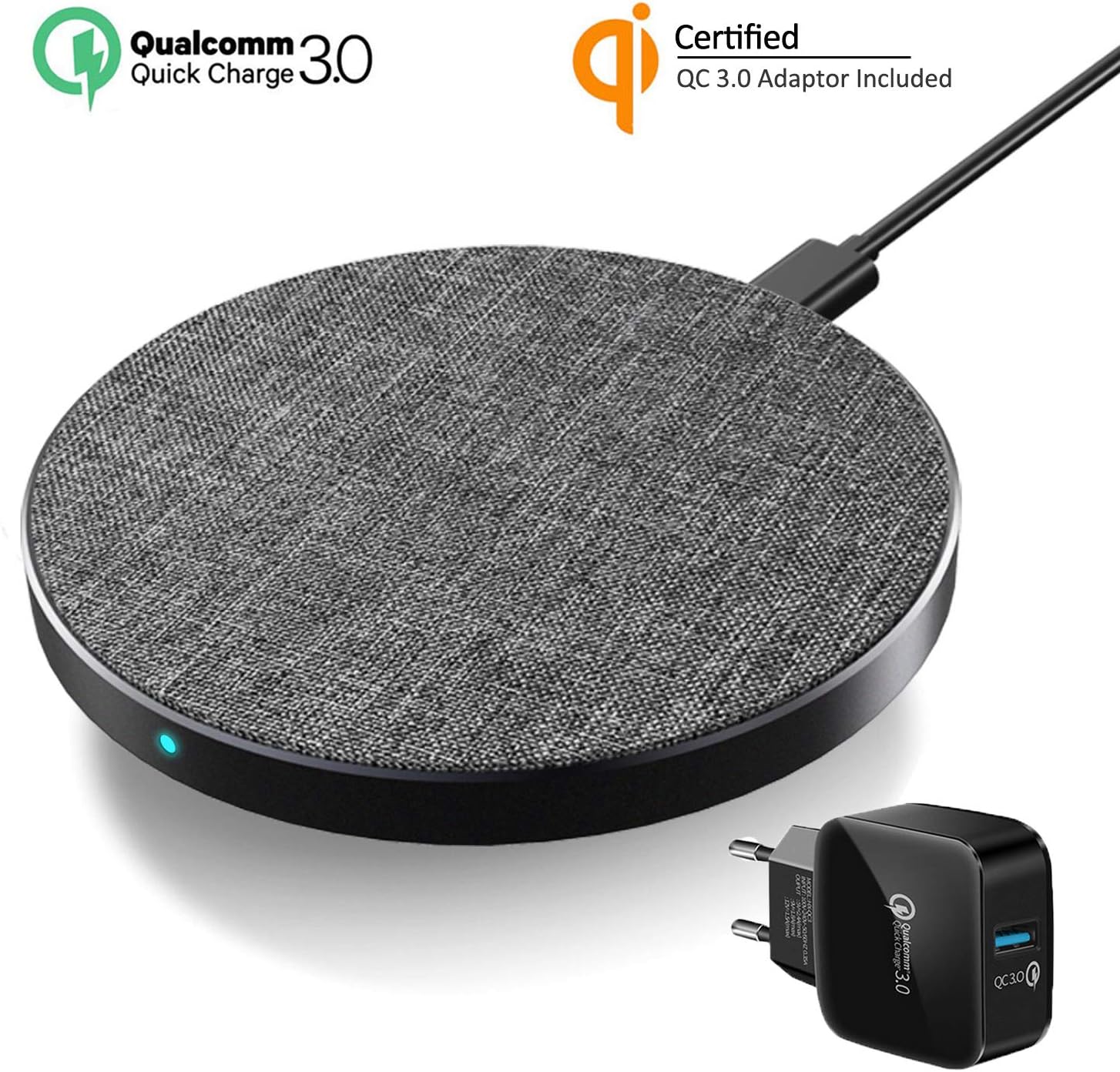 adattatore per iphone 7 per la ricarica senza fili