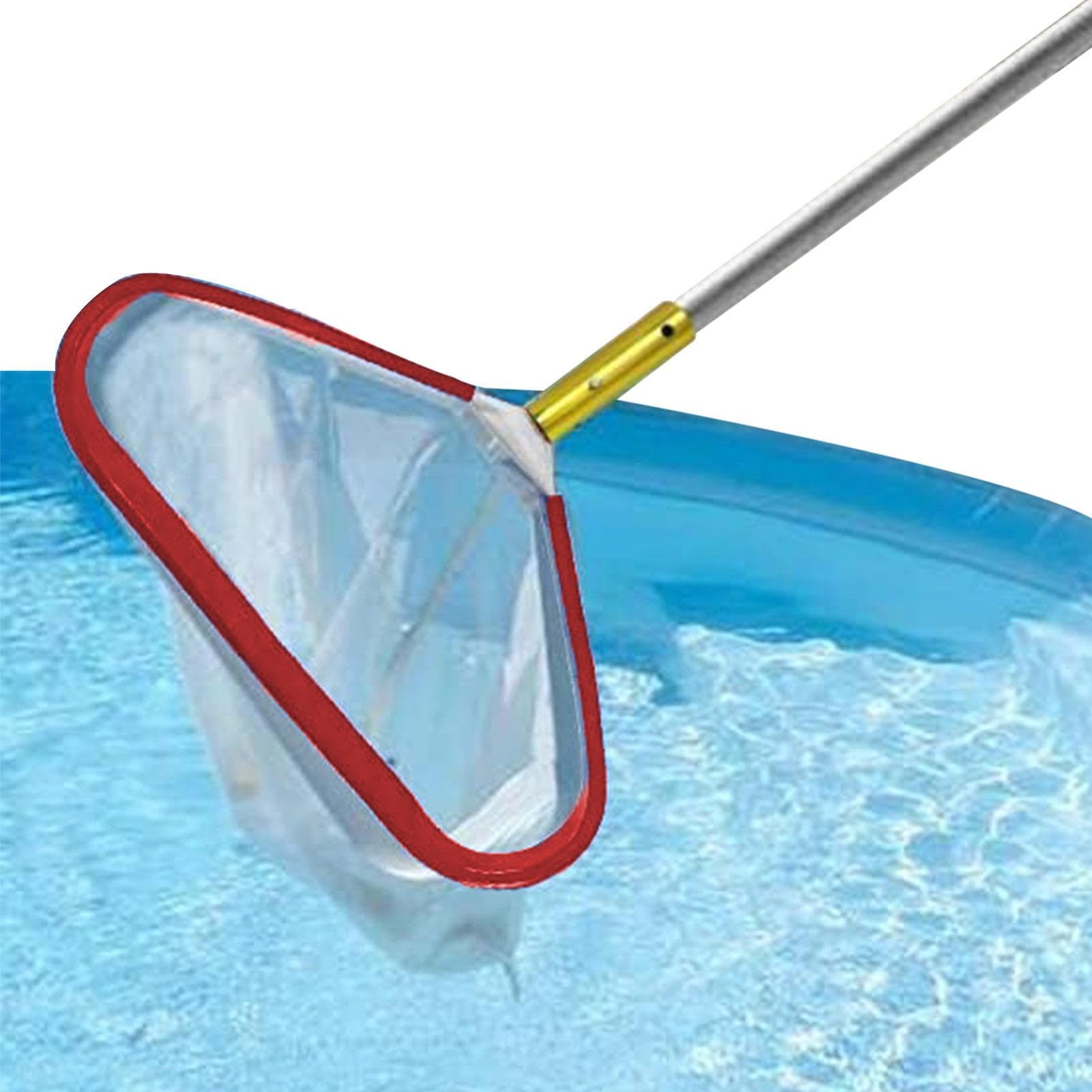 Skimmer per piscina, rimovibile 105 cm, strumento di pulizia per giardino, laghetto, vasca idromassaggio, fontana, fontana