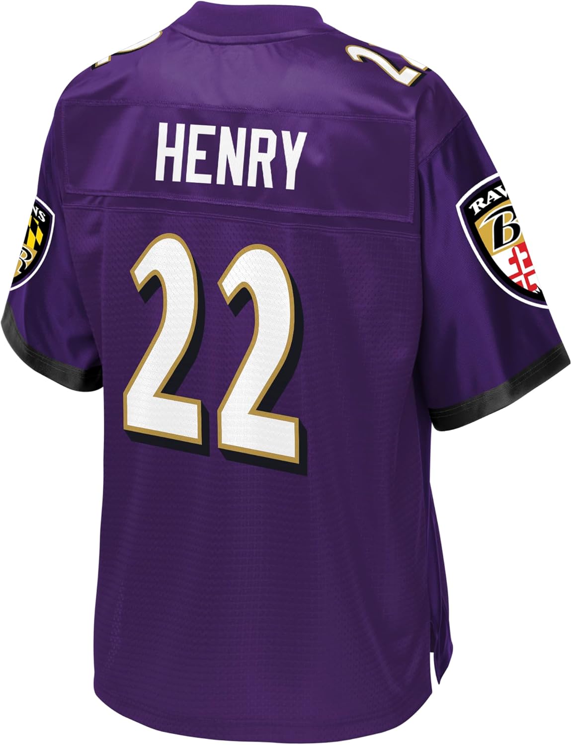 NFL PRO LINE Men's Derrick Henry Purple Baltimore Ravens Team Jersey - Image 3