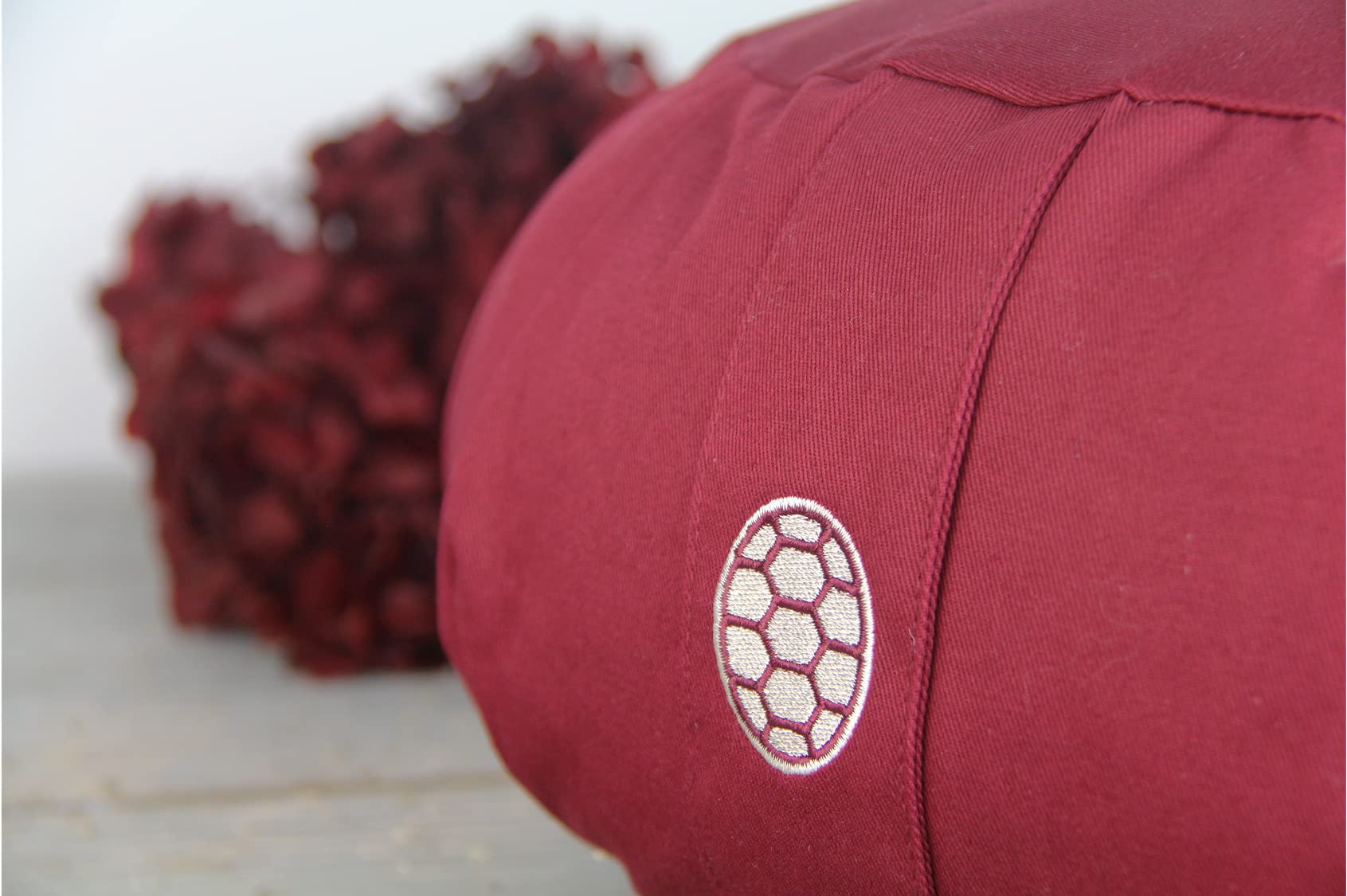 TORTUGA Meditation&Yoga - Cojín Zafu Relleno de Trigo sarraceno sostenible - Diseño Circular -Altura 15cm- Funda algodón 100% Natural fácil Lavado -Meditación/Yoga