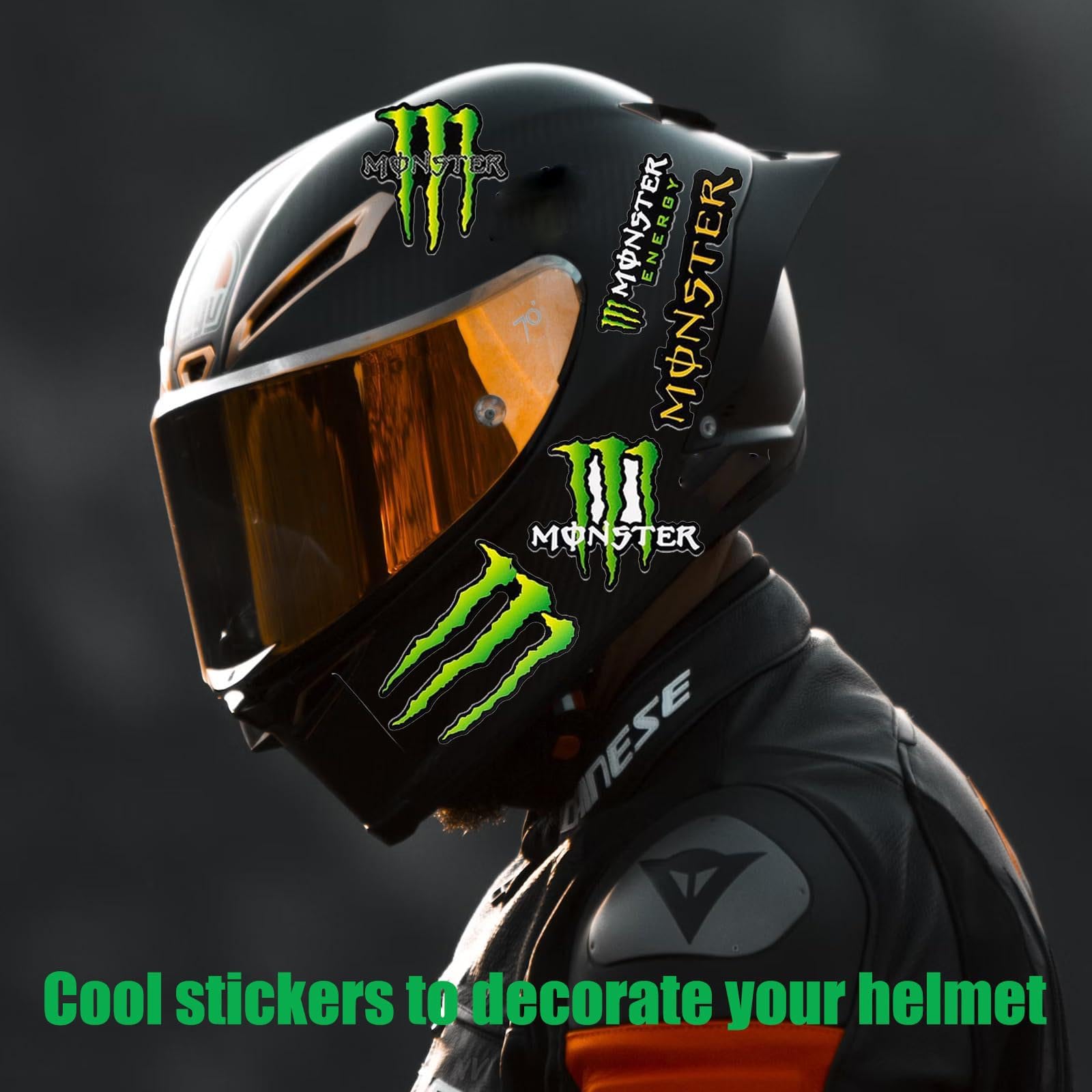 Adesivi Per Moto E Caschi - Set Stickers Decorativi Per Veicoli E Accessori - Foto 10