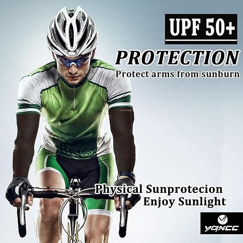 Miniatura 3 de YQXCC 6 pares de mangas de brazo para hombres y mujeres  cubierta de tatuaje  UPF 50 deportes manga de enfriamiento para baloncesto, golf, fútbol