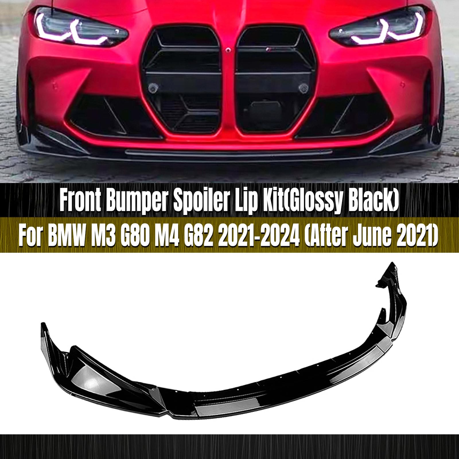 Amazon | BMW M3 G80 M4 G82 2021-2025 車用フロントバンパー ロア