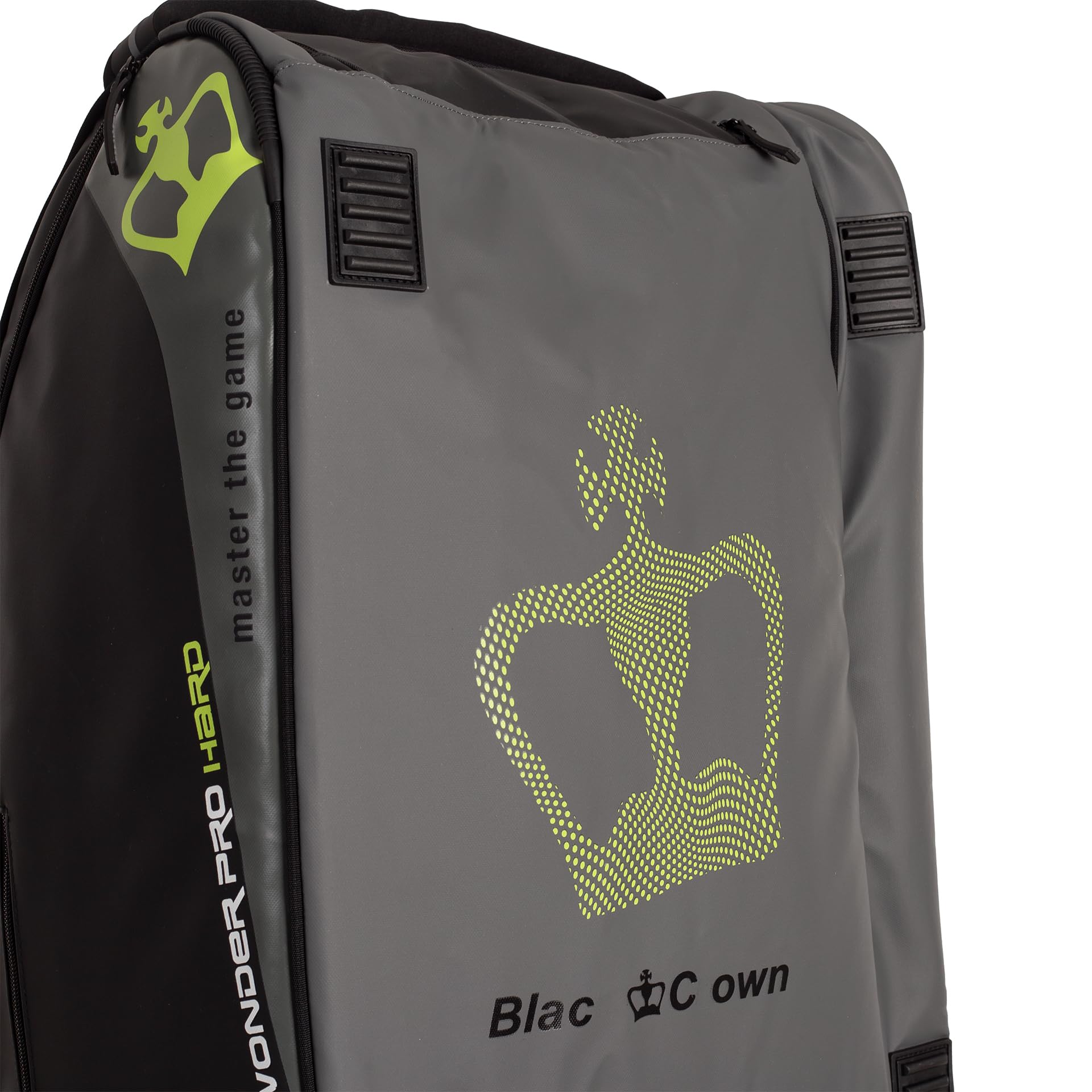 Black Crown Paletero Wonder Pro 2.0 Hard – Diseño Moderno en Negro y Amarillo – Fabricado, Compartimento Térmico para 2 Palas