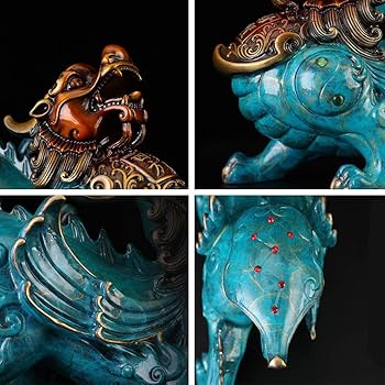 貔貅 辟邪　玉石彫 置物 風水 開運 金運 骨董　インテリア　アンティーク　② Amazon.co.jp: LIN-WELL 貔貅 ヒキュウ 雄雌セット 一対 2体