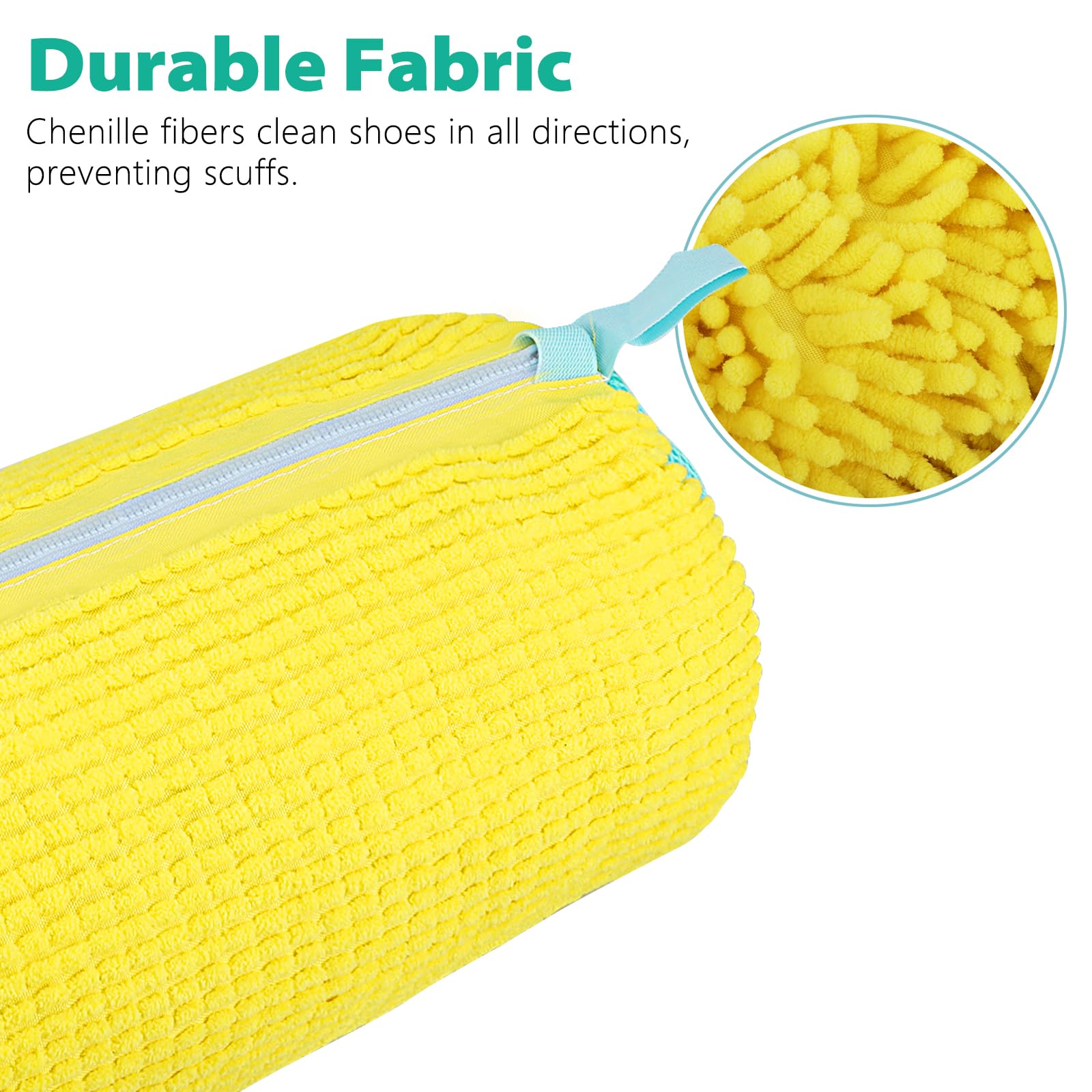 Fermeture éclair Secure Sac Lavage Chaussures Machine Lot De 2 - Fermeture Éclair 38cm - Protection 360° Sac Linge Délicat