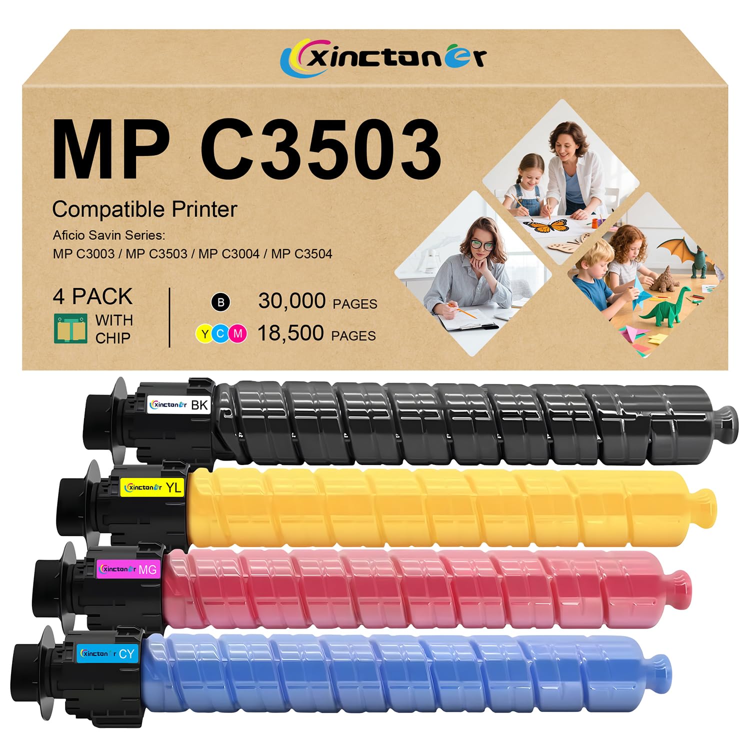 Amazon.co.jp: XINCTONER MP C3503 MP C3003 トナーカートリッジ