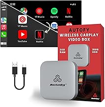 Autofy K713A 2GB RAM 16GB Storage Video Box Wireless Carplay Adapter Android Auto Wireless Adapter Car Accessories Auto Reconnect Plug-Play (2 Years Warranty)