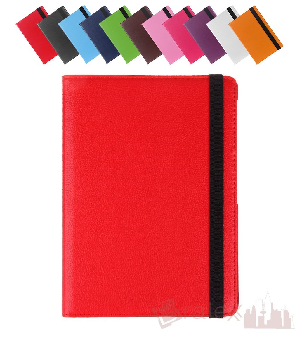 BRALEXX Rotational Protective Case For Samsung Galaxy Tab S 10.5 T800 and Tab S 8.4 T700 red Samsung Galaxy Tab S 10.5 T800