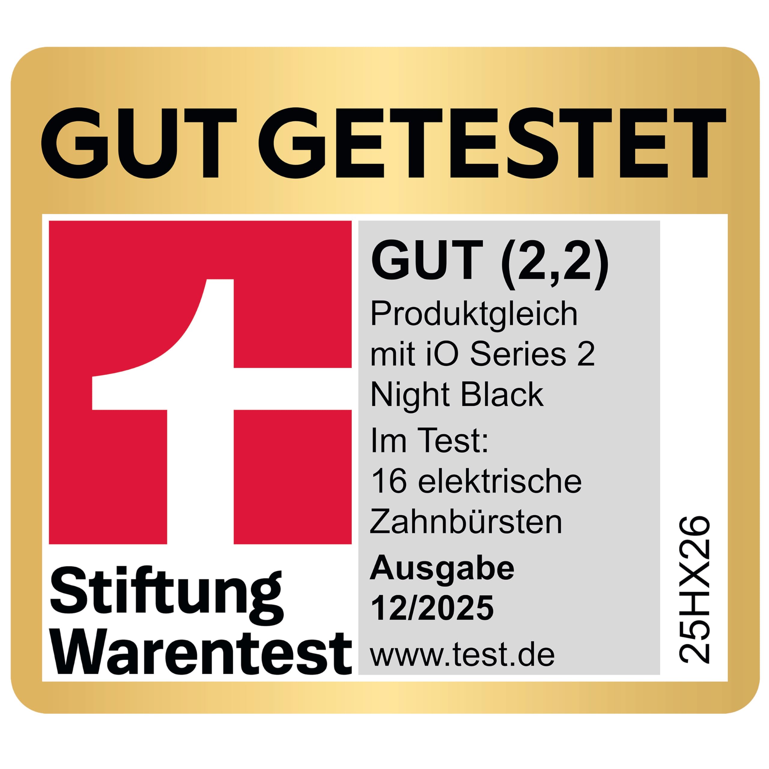 Oral-B iO Series 2 Elektrische Zahnbürste Rosa PLUS Original Oral-B iO Sanfte Reinigung Aufsteckbürste Weiß 3x