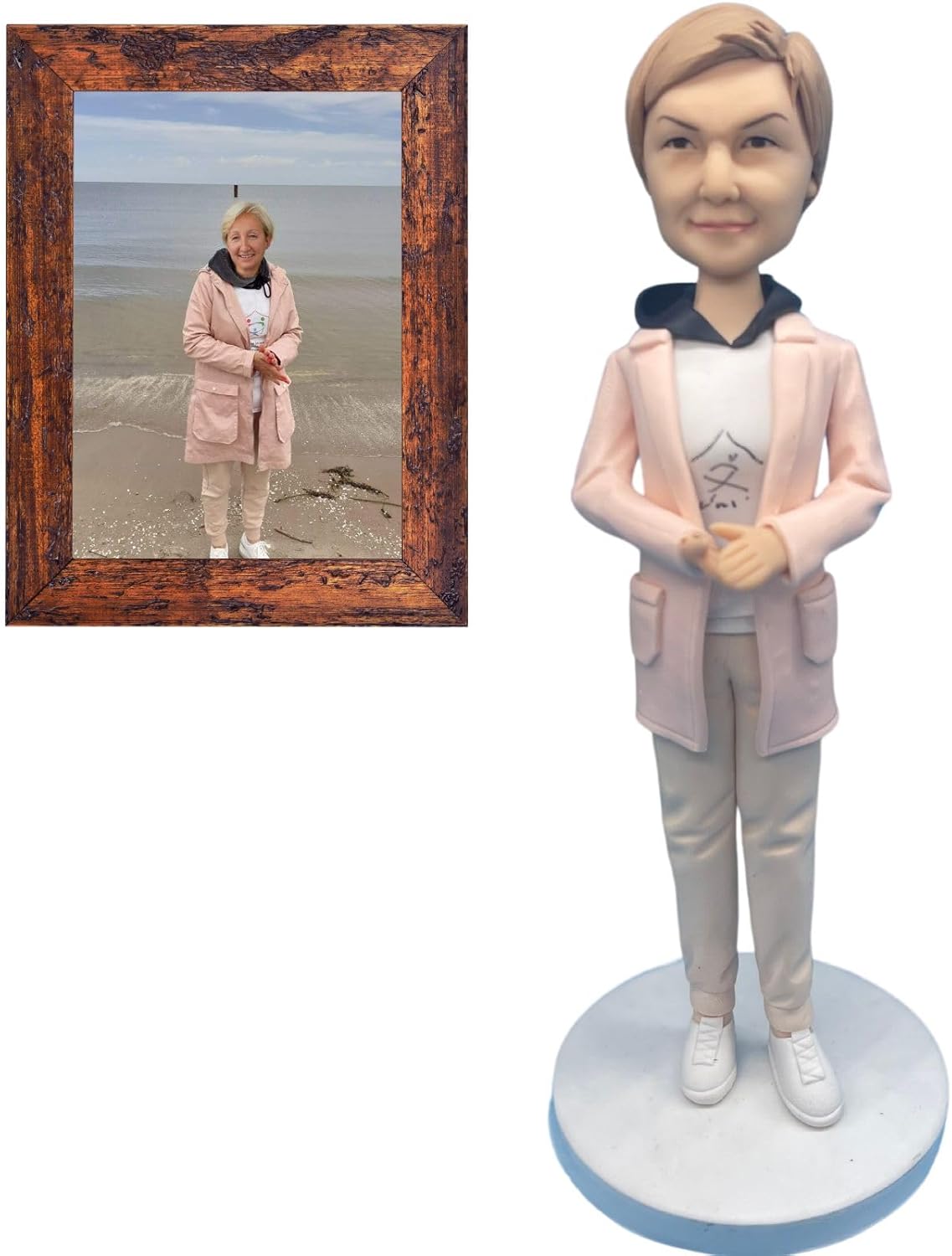 Custom Bobbleheads Figures Personalized, Full Body Handmade Customized Bobble Head Figurine Doll Sculpture Statue from Picture, High Likeness, Fun&Unique Gift