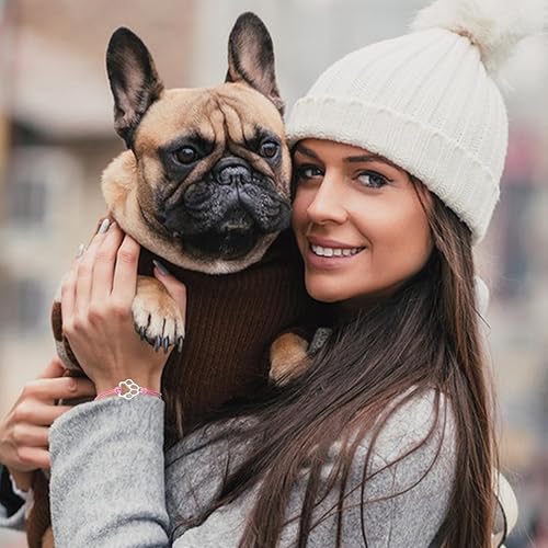 Miniatura 4 de Puppy Dog Bracelets for Women Men Dog Memorial Gifts for Dog Lover Friendship Gifts for Her His Couples Adjustable String