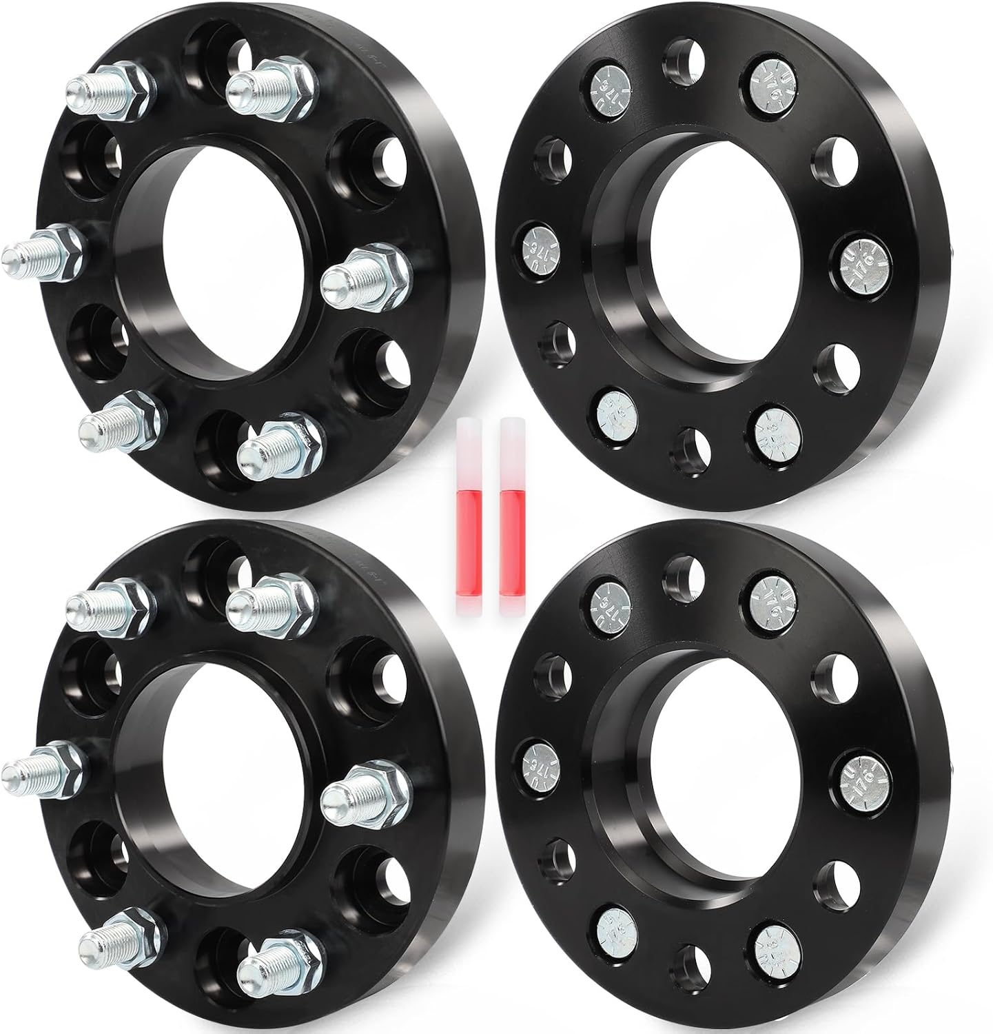 SCITOO 1 inch Wheel Spacers 6x135 to 6x135 Studs 14x1.5 Bore 87.1mm for Ford Expedition 2015-2024 for F-150 Lightning 2022-2024 Lobo 2015-2023