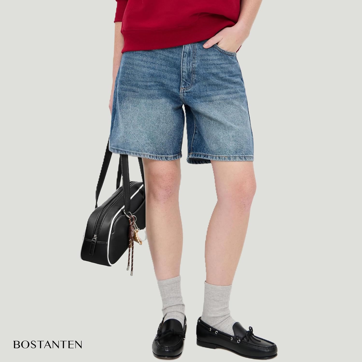 BOSTANTEN Baseball Crossbody Purses for Sport Mom Small Shoulder Bag Vegan Leather Women Handbags for Events - Image 2