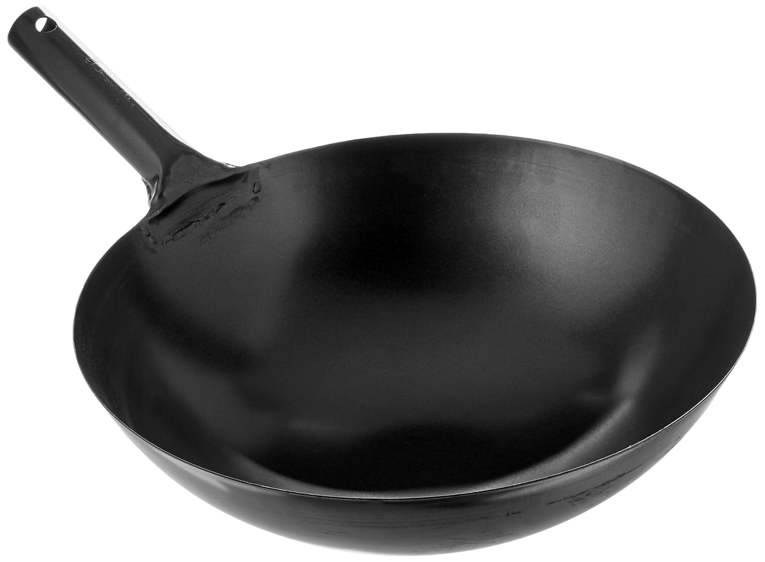 Thunder Group IRJWC002 Japanese Jin-Ping Wok, 16" Dia., 1-Piece, Reinforced sandwiched Welding, Extra Strength Steel