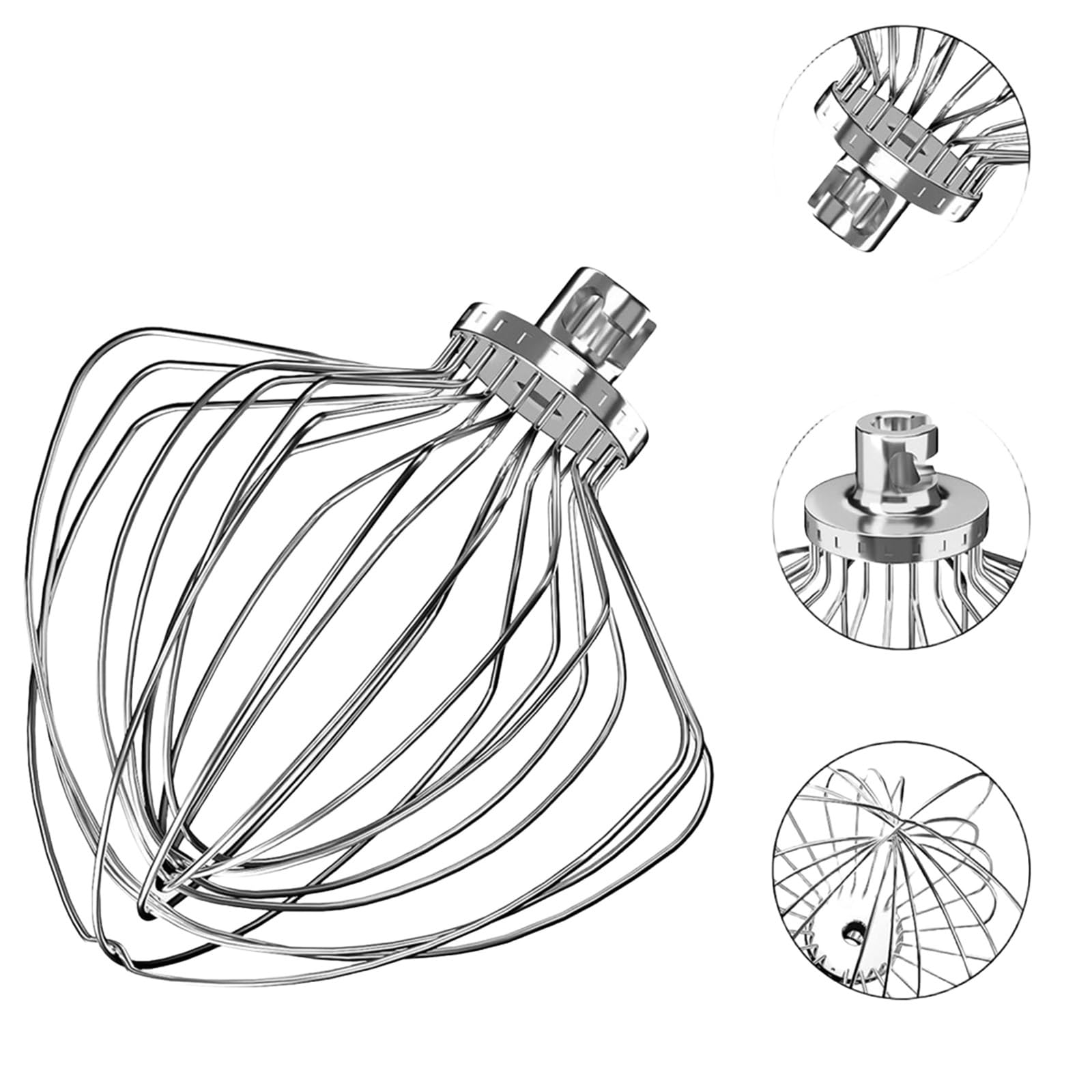 KN211WW Stainless Steel 11-Wire Whip Attachment for Kitchenaid