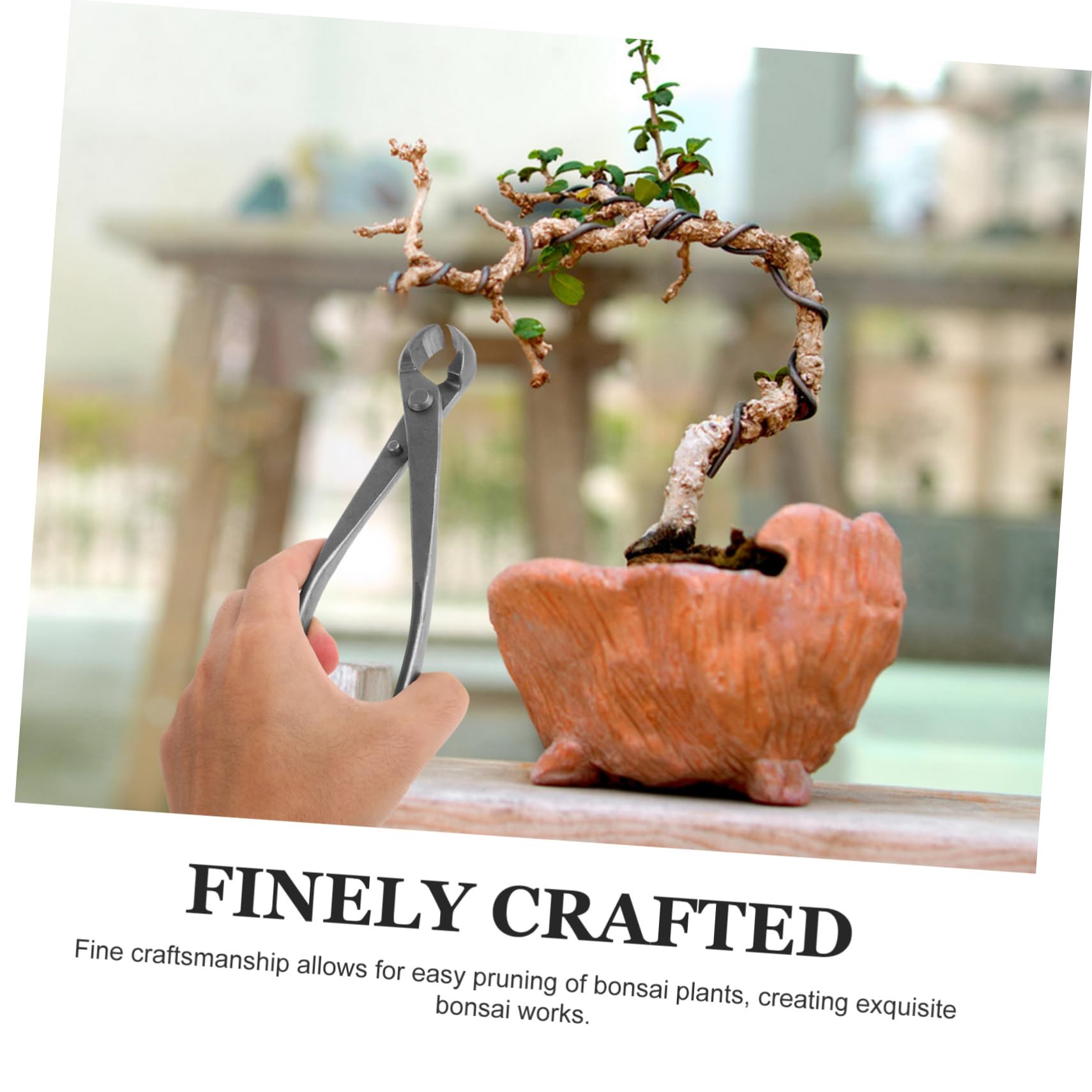 Bonsai Baumwerkzeuge Gartenschere Kohlenstoffstahl Präzise Bypass Gartenschere für Hobbygärtner Bonsai Künstler Vielseitig Einsetzbar