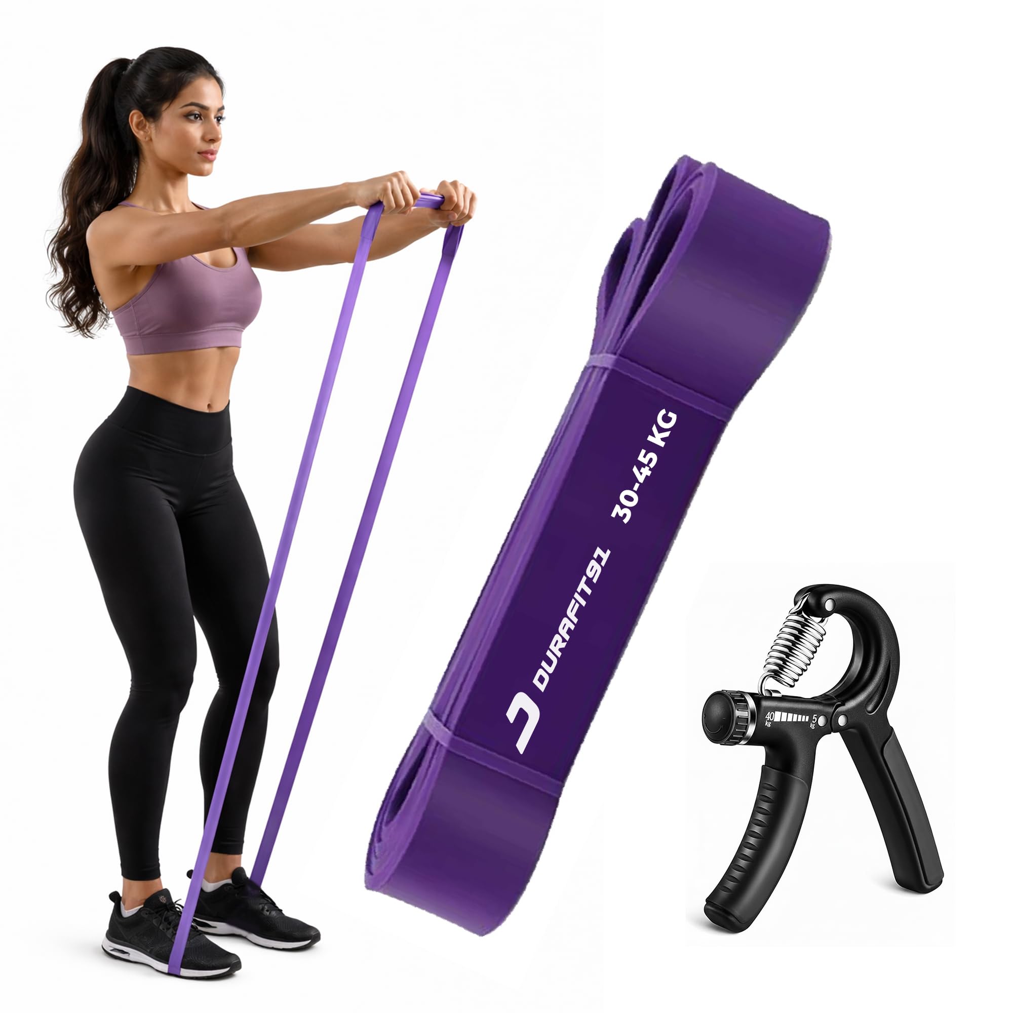 Durafit91 Natural Latex Heavy Resistance Bands Set (Pack of 1) – Pull-Up Assist, Strength Training, Stretching & Toning Loop Bands for Men & Women, Home & Gym Workouts-image-18